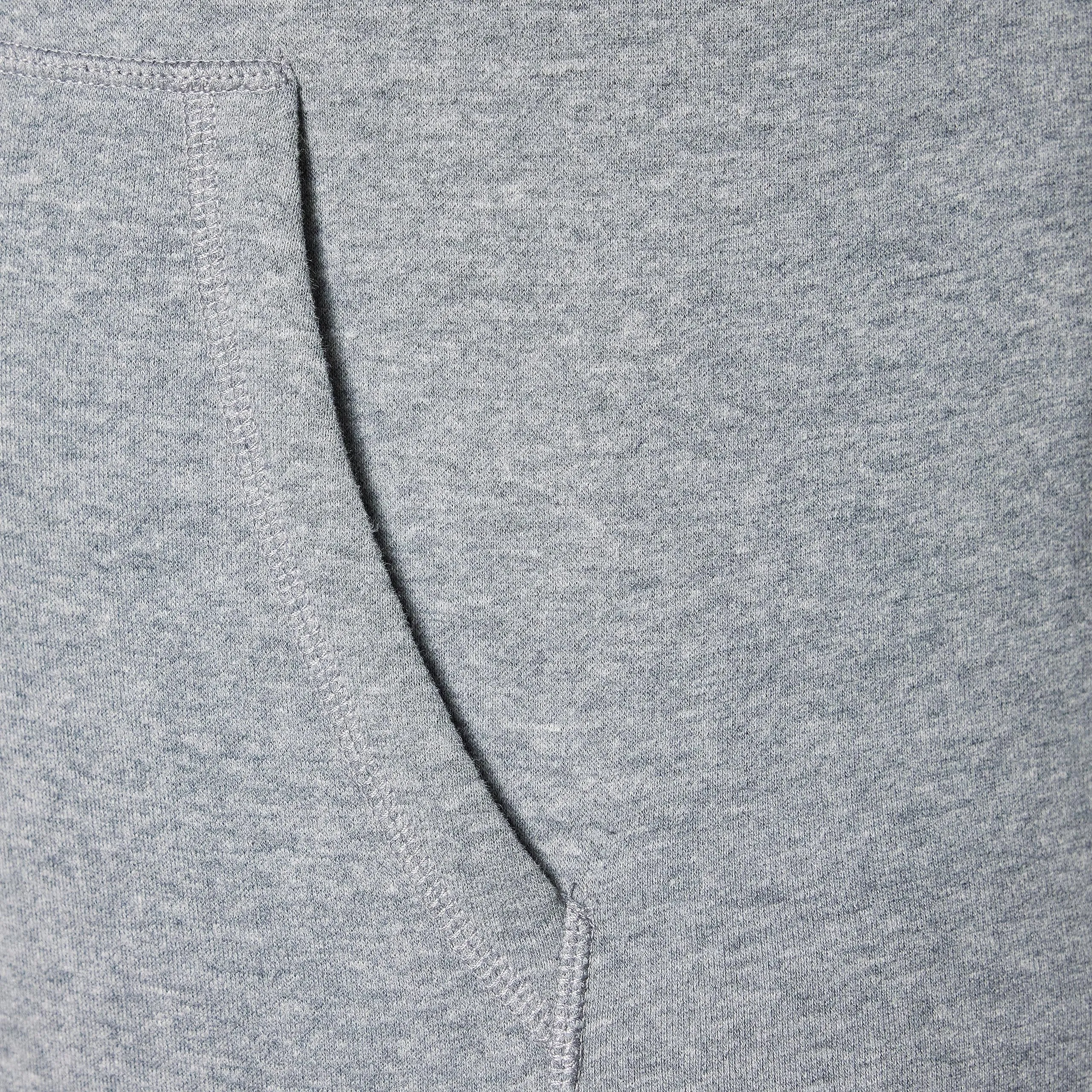 Amazon Essentials Felpa con Cappuccio in Pile con Zip Intera Uomo, Grigio Chiaro Puntinato, 5XL Plus - immagine 6