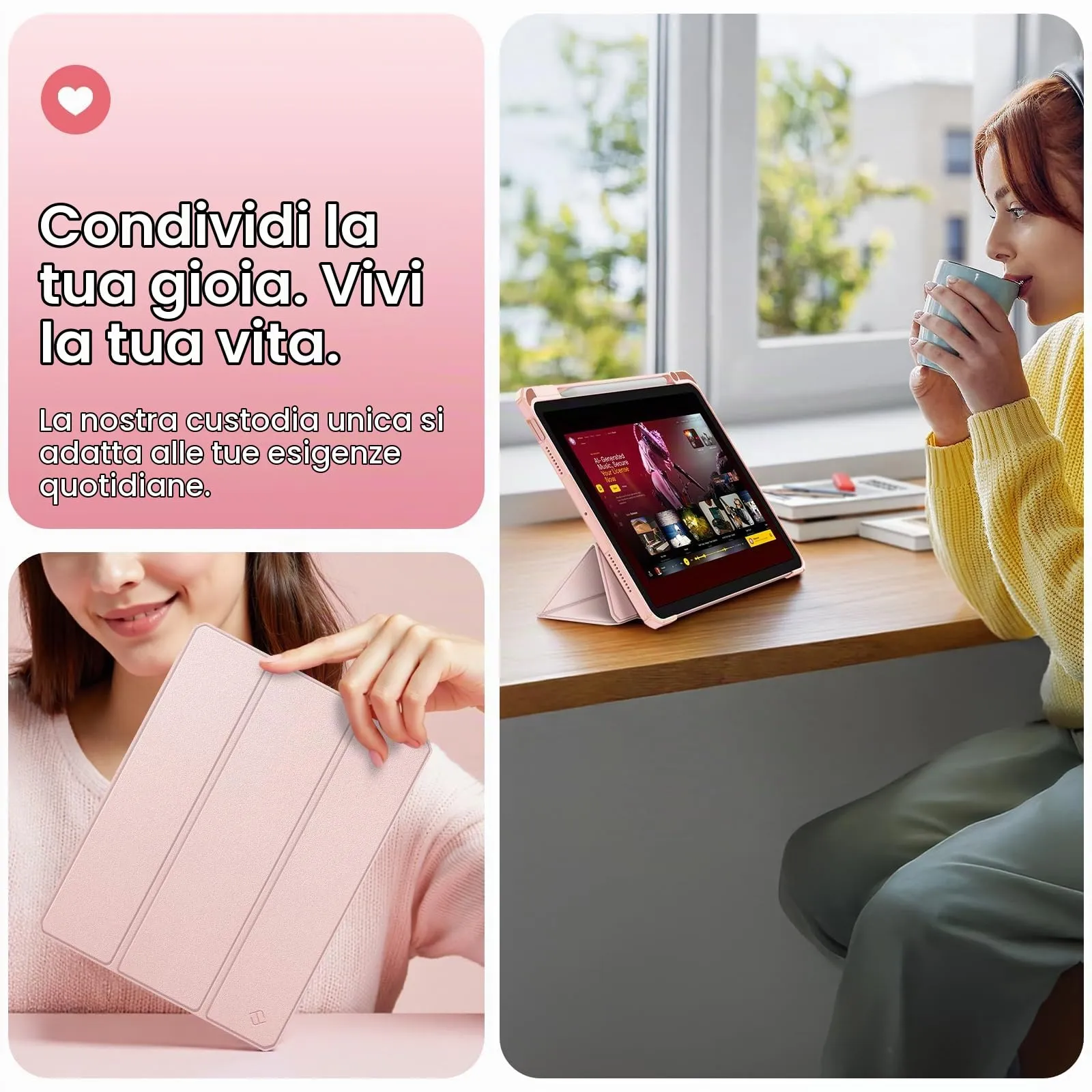 FINTIE Cover for iPad Air 11" (M4/M3/M2 2024-2026) and iPad Air 5th & 4th Gen 10.9" - immagine 5