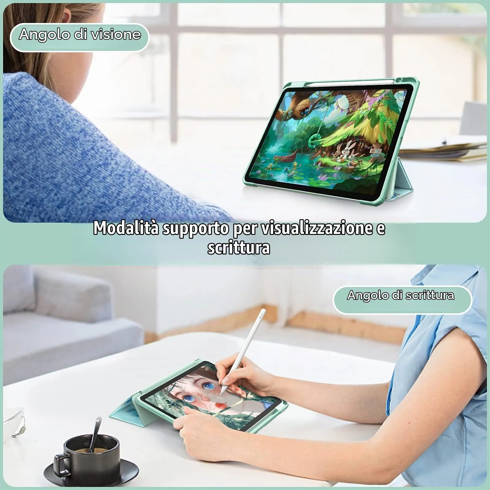 FINTIE Cover for iPad Air 11" (M4/M3/M2 2024-2026) and iPad Air 4th/5th Gen 10.9" - immagine 4