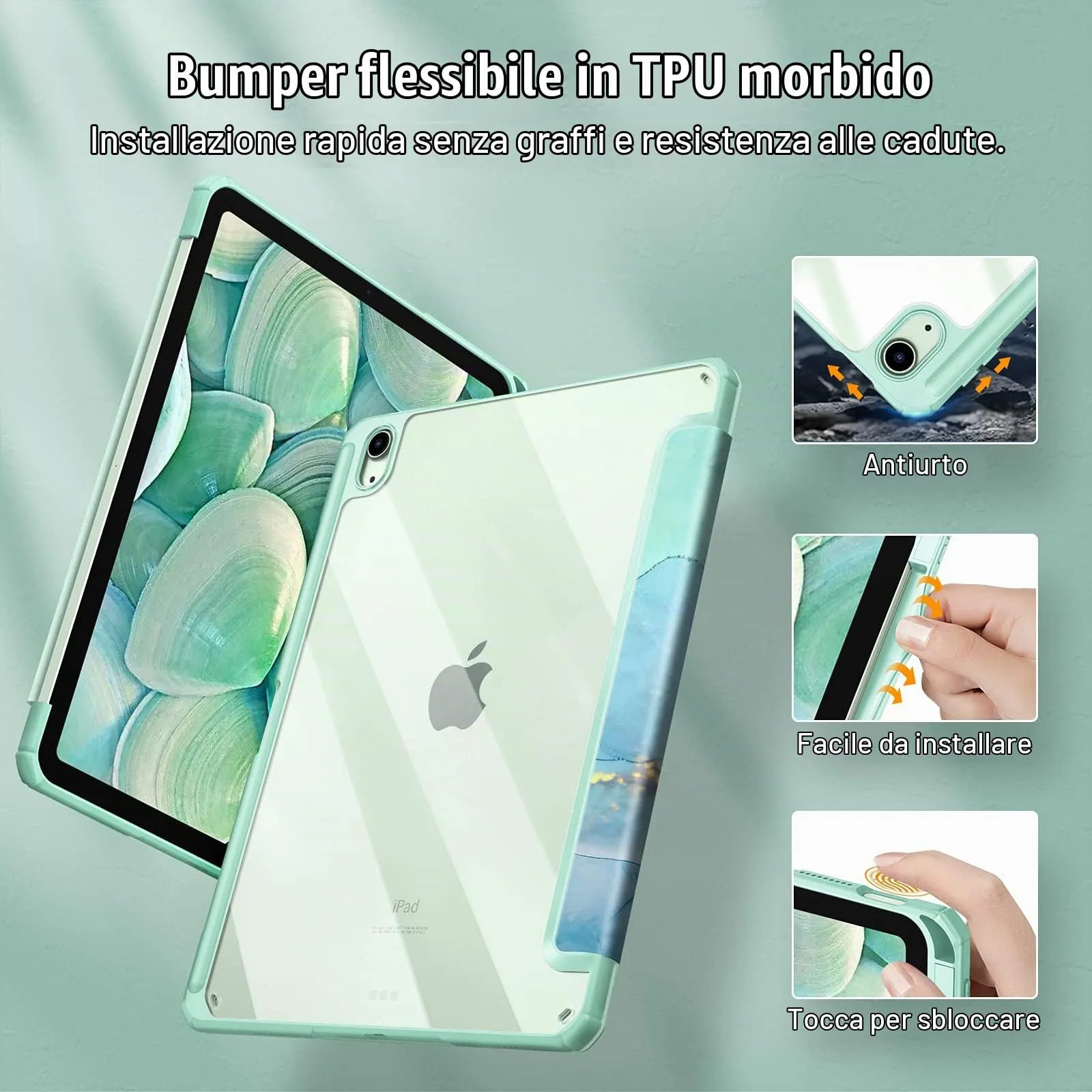 FINTIE Cover for iPad Air 11" (M4/M3/M2 2024-2026) and iPad Air 4th/5th Gen 10.9" - immagine 5