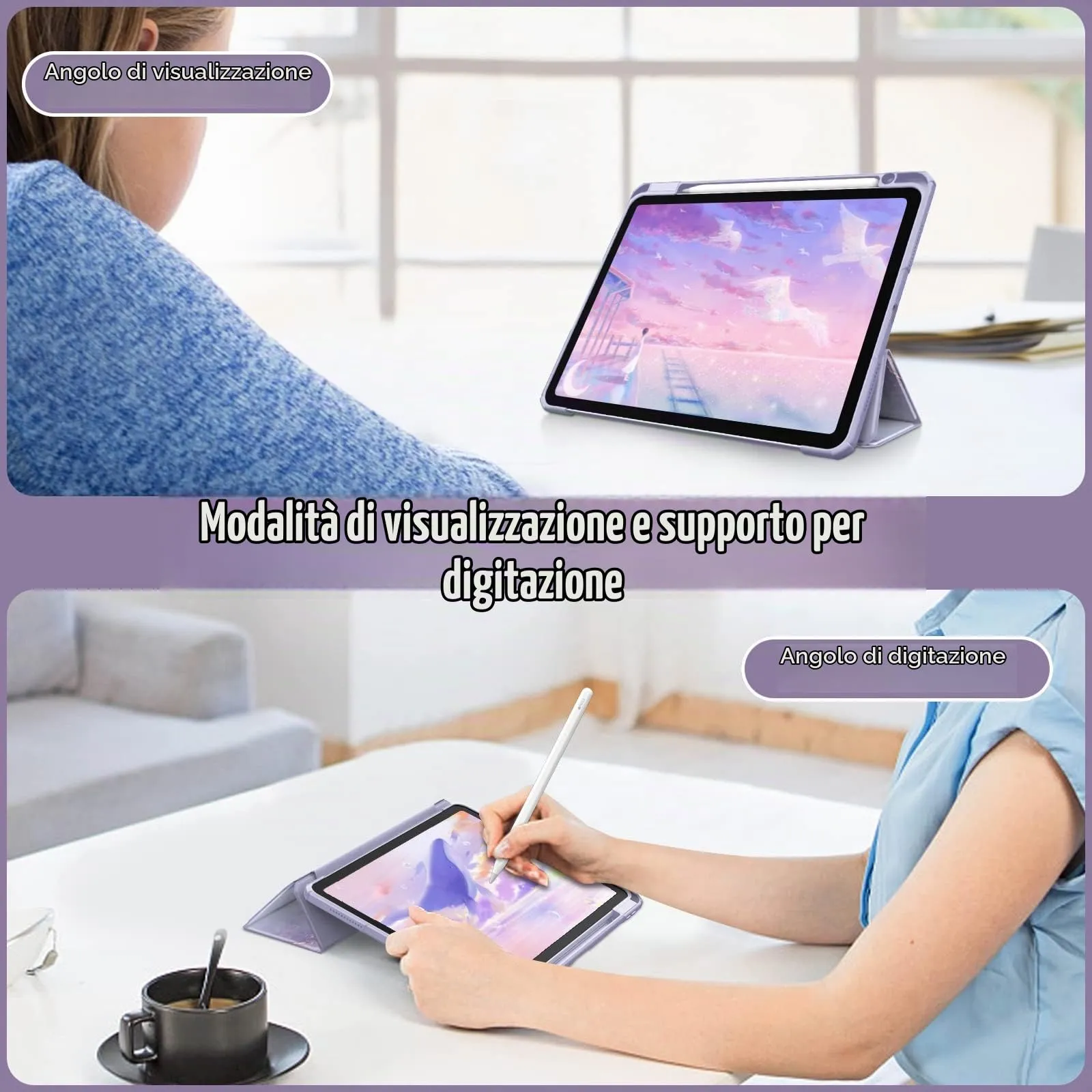 FINTIE Cover for iPad Air 11" (M4/M3/M2 2024-2026) and iPad Air 5th & 4th Gen 10.9" - immagine 4
