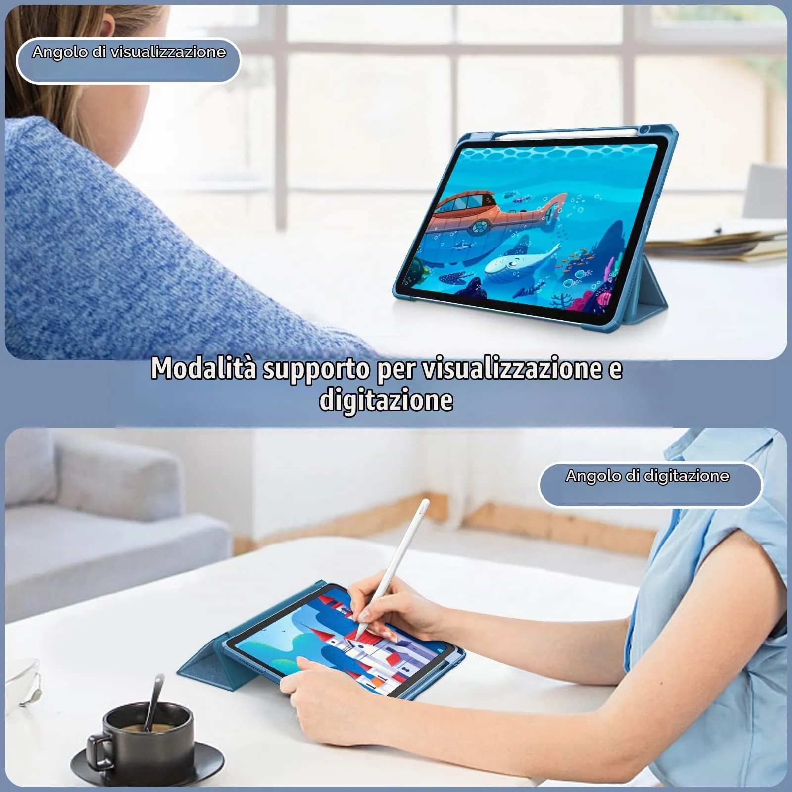 FINTIE Cover for iPad Air 11" (M4/M3/M2 2024-2026) and iPad Air 5th & 4th Gen 10.9" - immagine 3