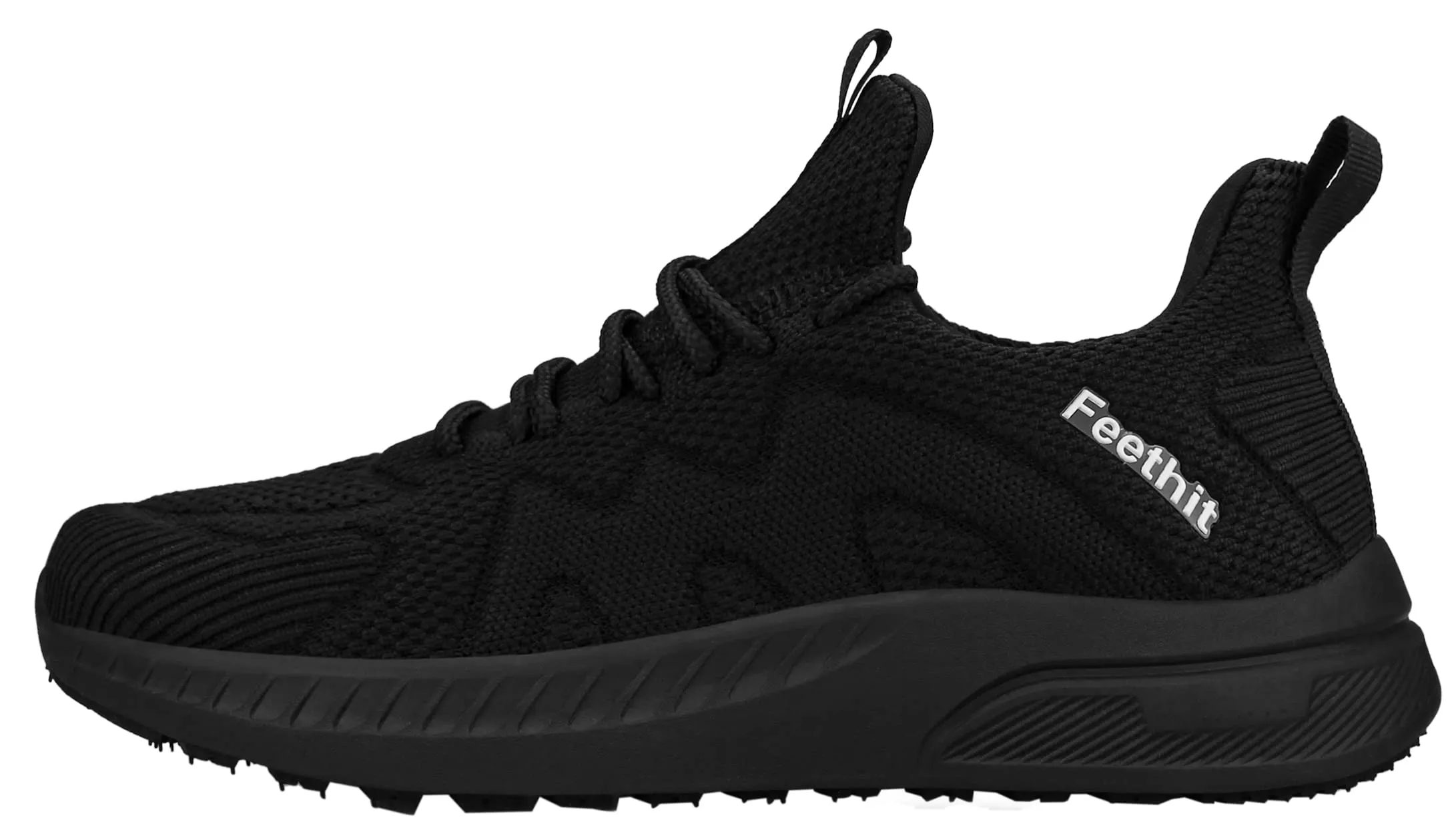 Feethit Sneakers Uomo Running Ginnastica Camminata Palestra Nero 45 - immagine 3