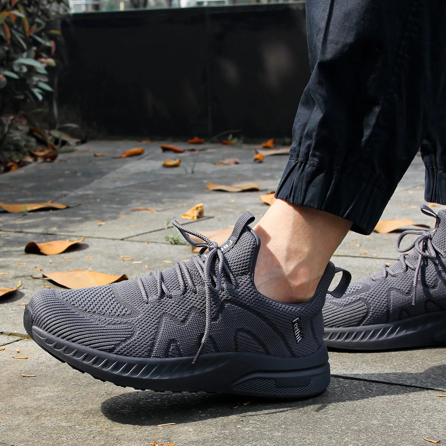 Feethit Scarpe Running Uomo Grigio Scuro 45 - immagine 2