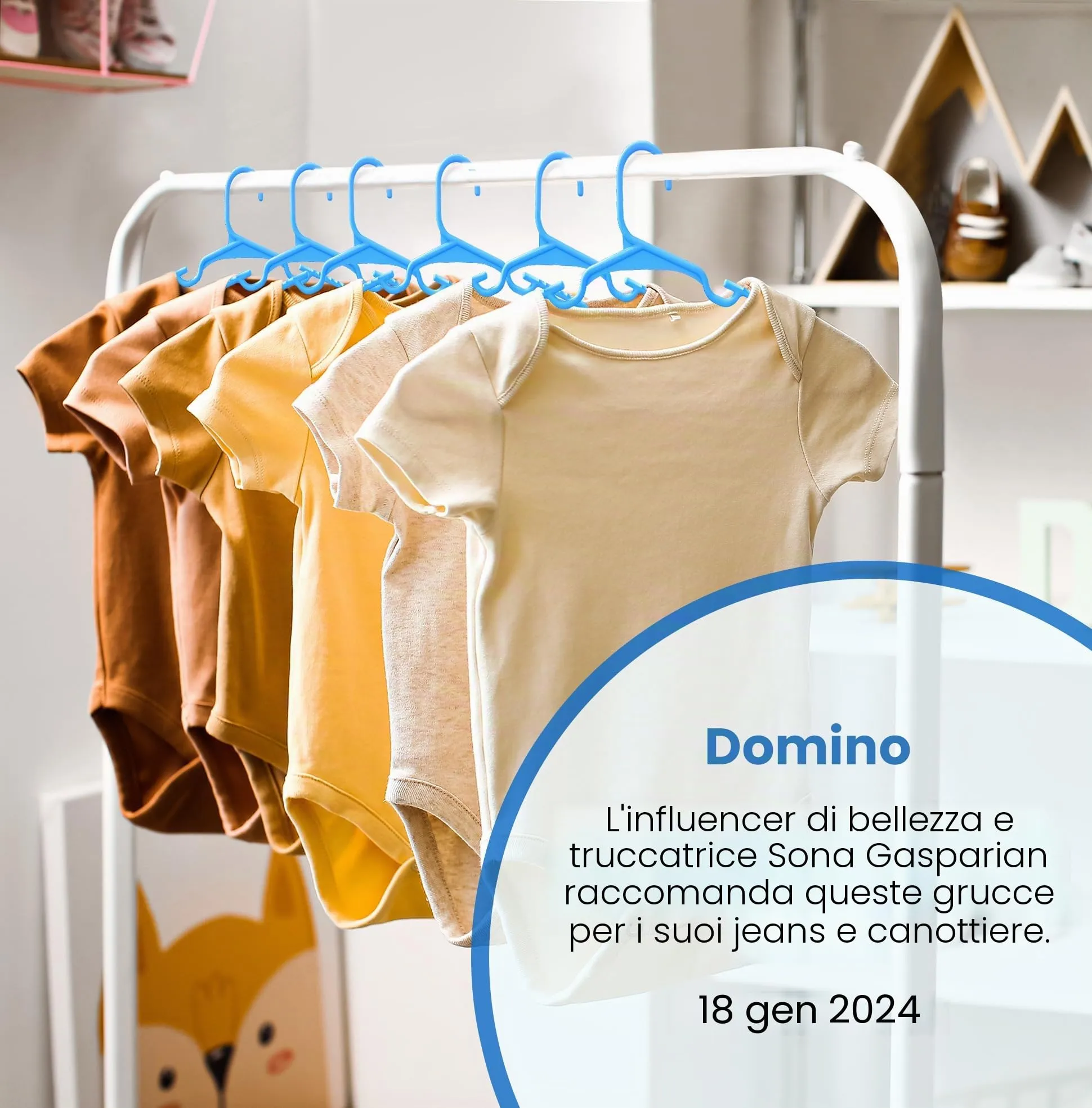 Utopia Home Grucce in plastica per bambini, Blu, 60 pezzi - immagine 5