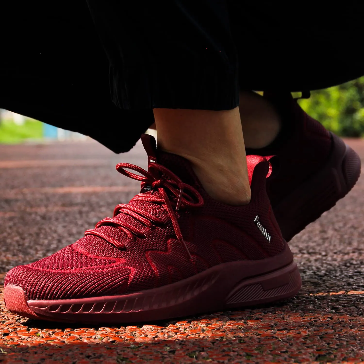Feethit Scarpe Running Uomo Rosso 46 - immagine 2