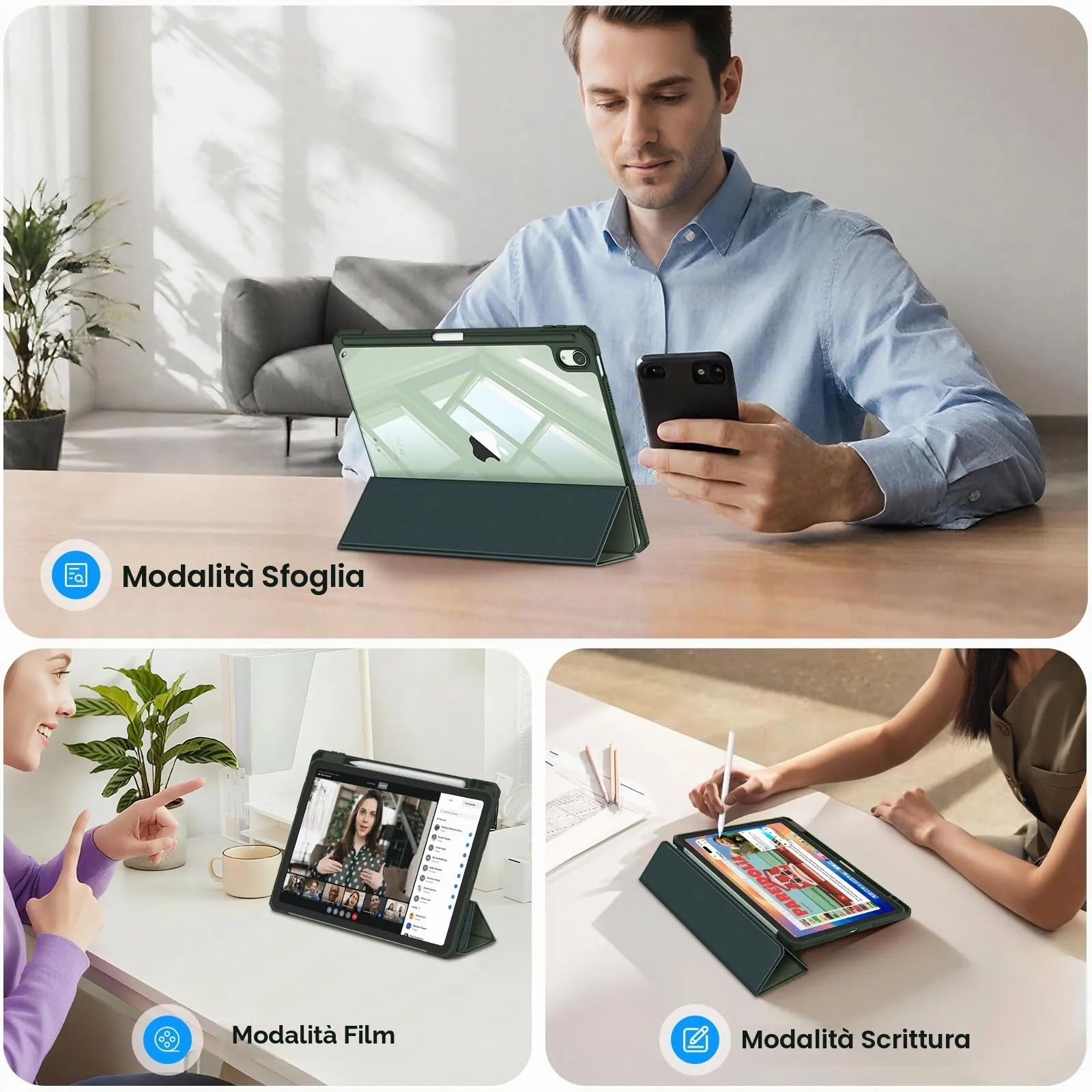 FINTIE Cover for iPad Air 11" (M4/M3/M2 2024-2026) and iPad Air 5th & 4th Gen 10.9" - immagine 3