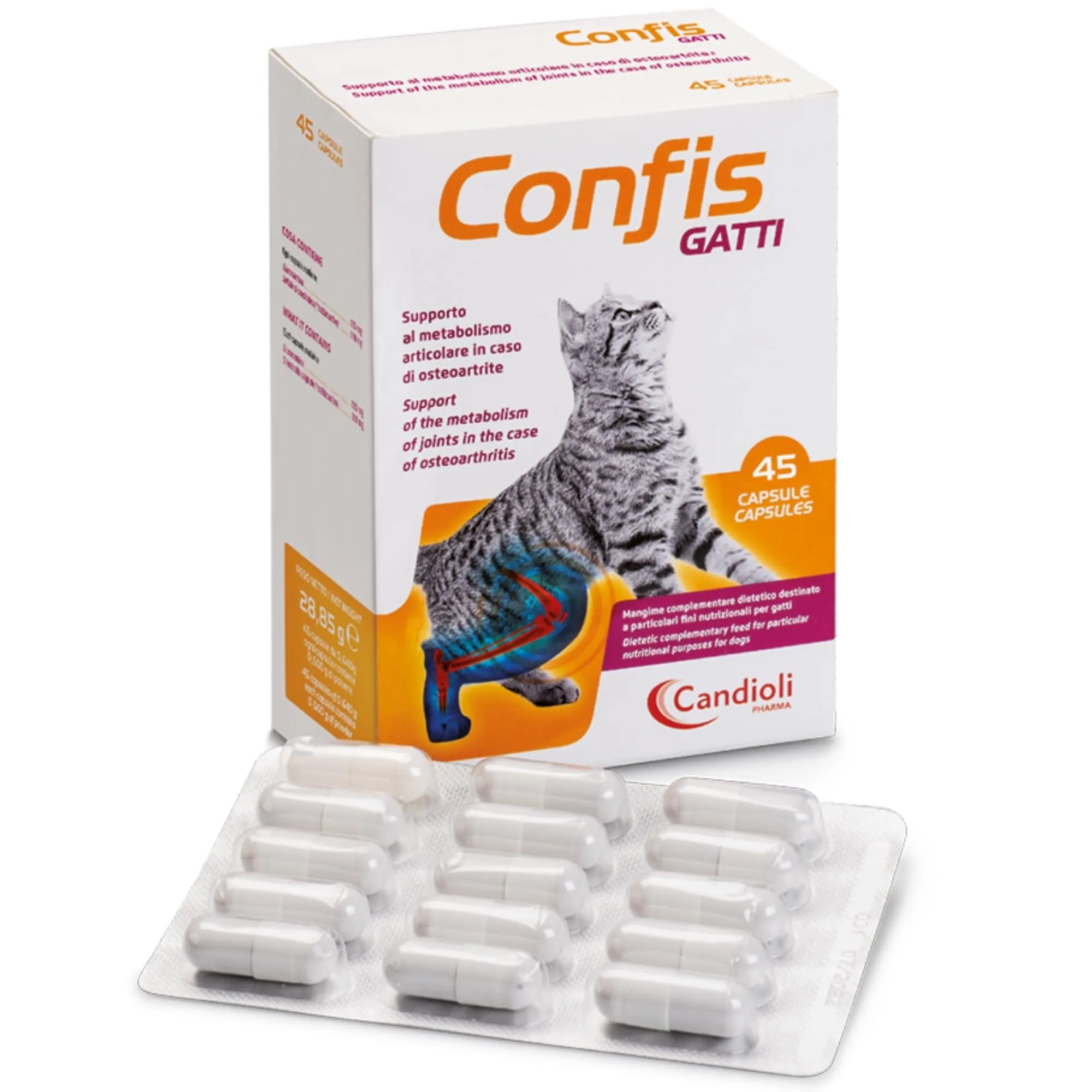 Candioli Confis Gatto per Articolazioni, 45 Capsule - immagine 1