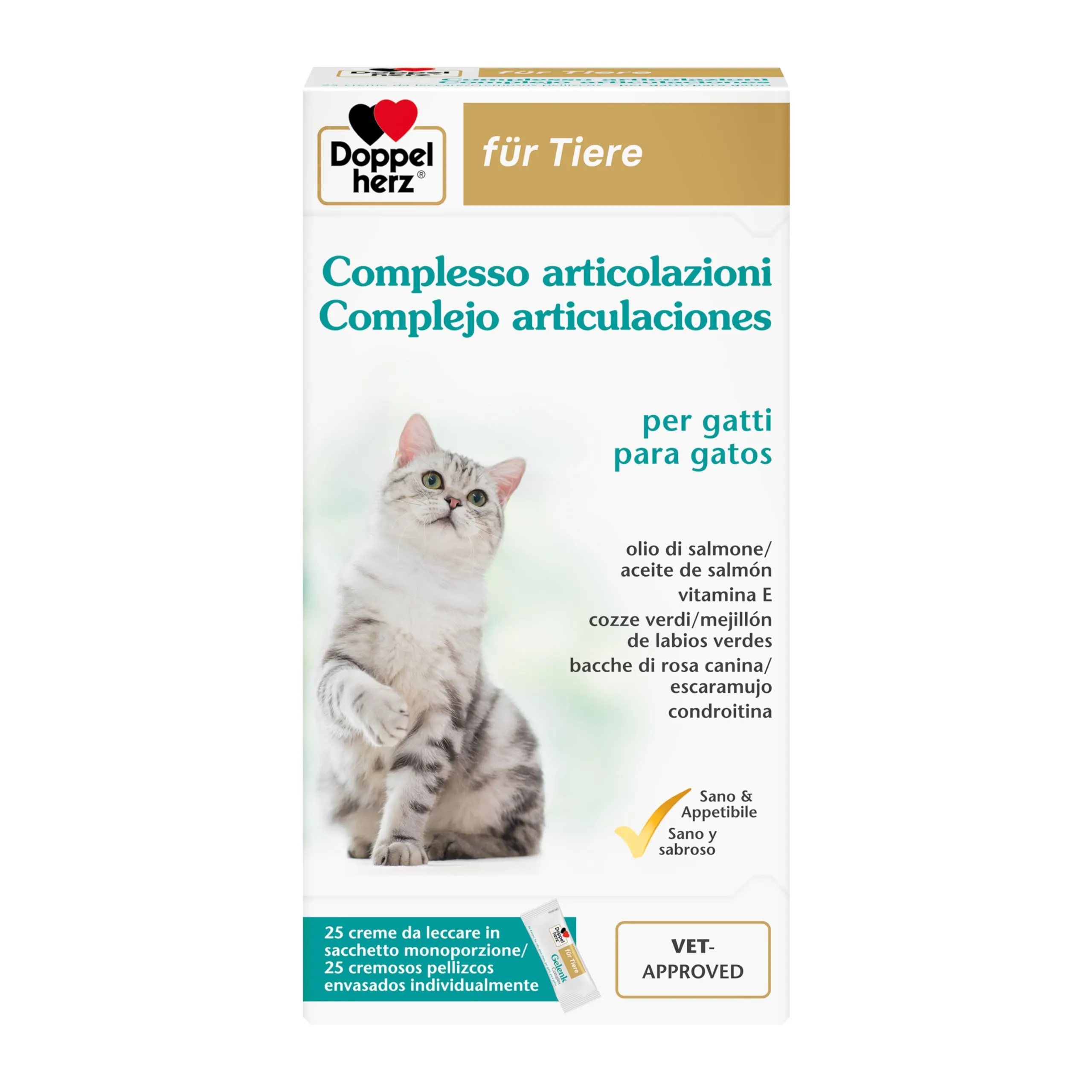 Doppelherz Complesso Articolazioni per Gatti, 25 Monoporzioni - immagine 1