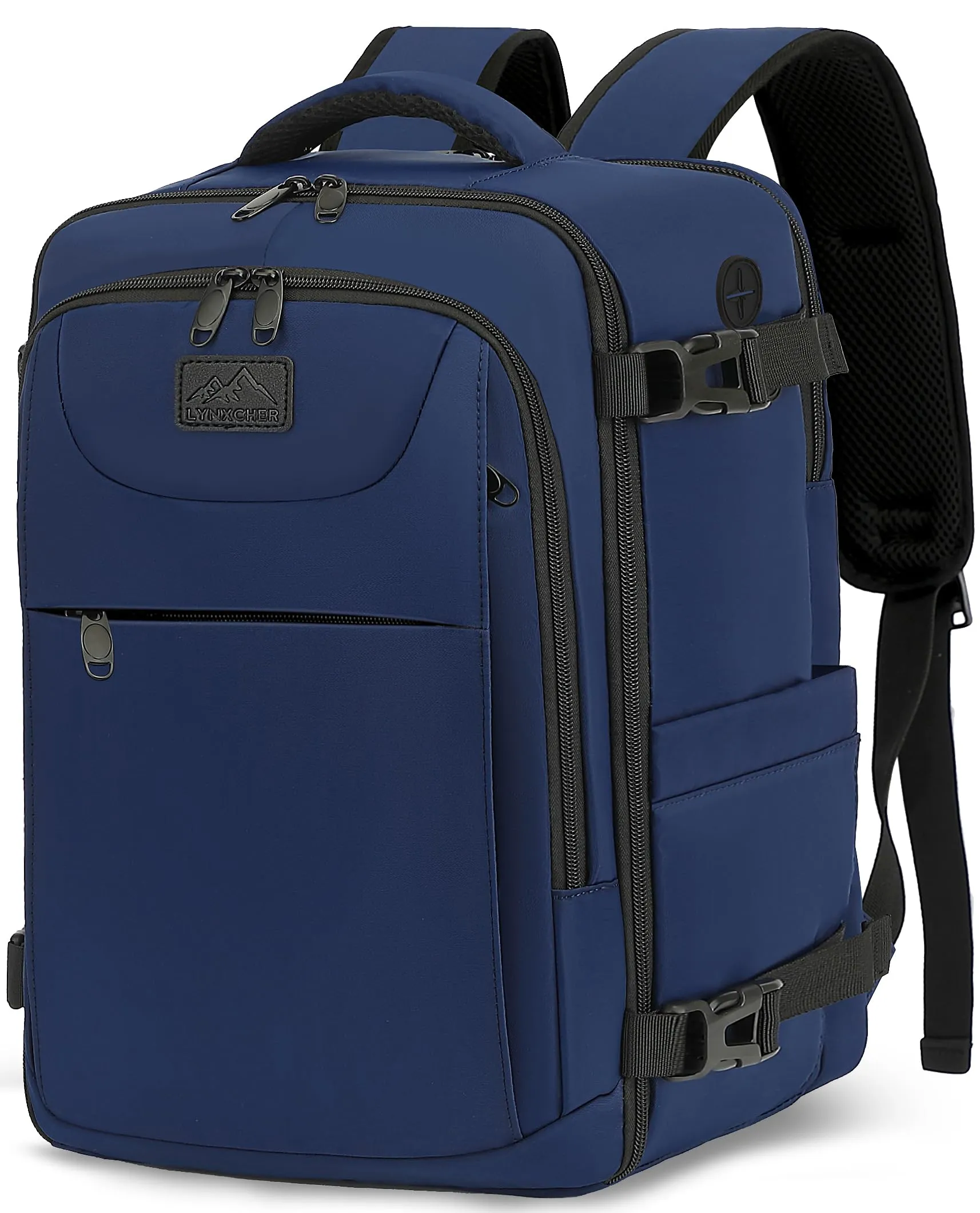 LYNXCHER Zaino da Viaggio Easyjet 45x36x20, Bagaglio a Mano 30L con Porta PC 15.6 Pollici - Blu Scuro - immagine 1