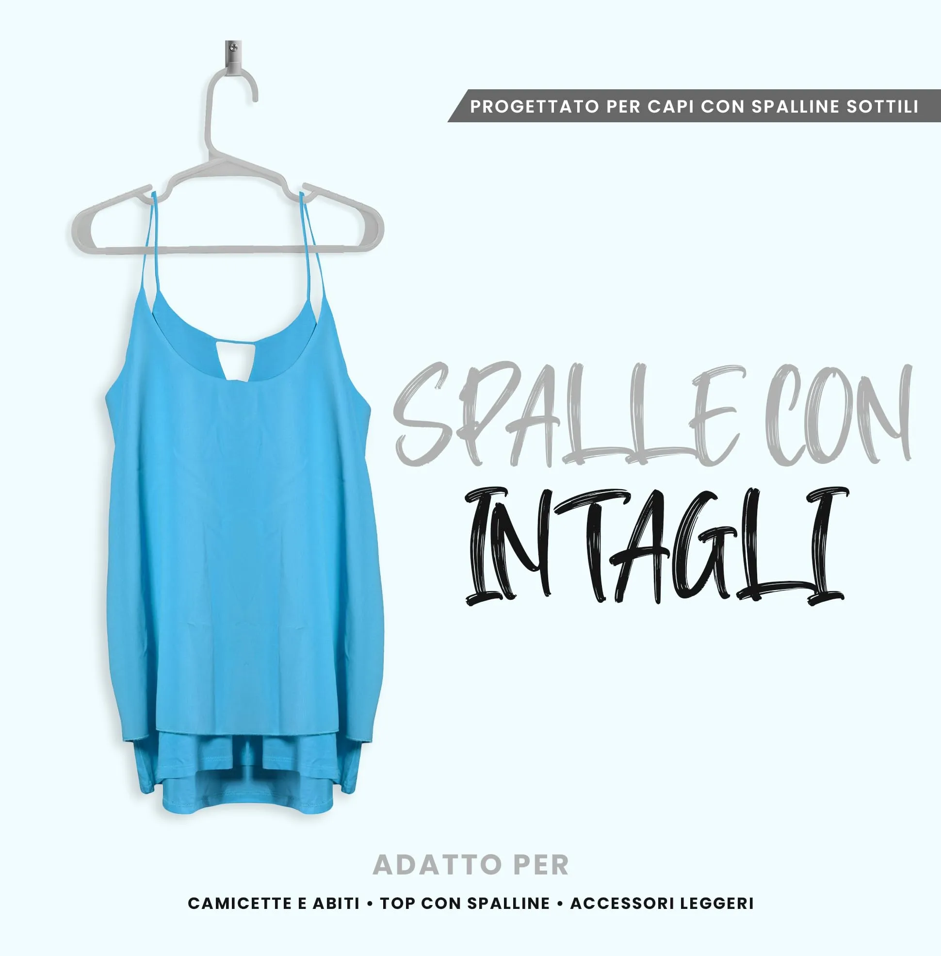 Utopia Home Grucce per bambini salvaspazio, confezione da 40, Grigio - immagine 6