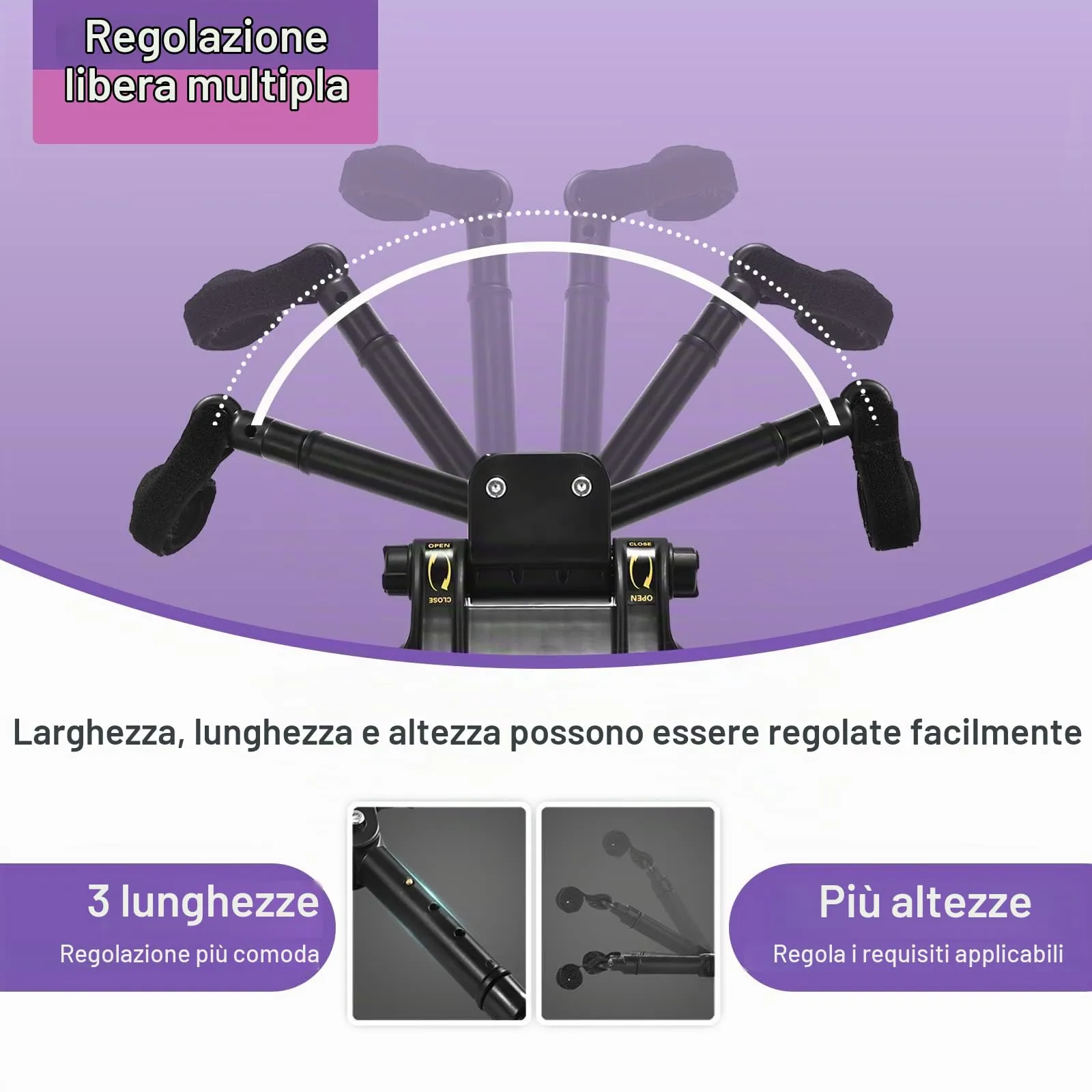 Vihir Pedana Universale per Passeggini con Sedile e Due Ganci, per Bambini 2-6 Anni (25 kg) - immagine 4