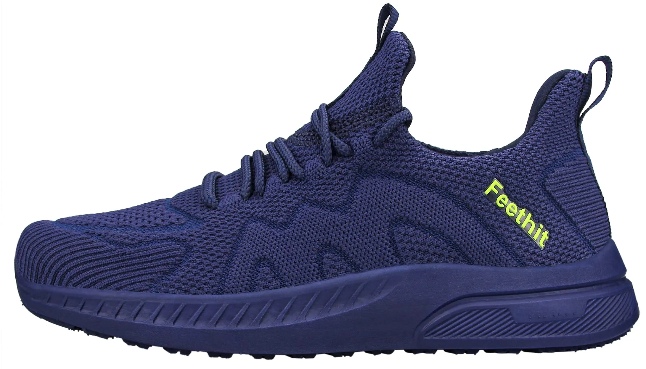 Feethit Scarpe Running Uomo Casual Sneaker Blu Scuro 41 - immagine 4