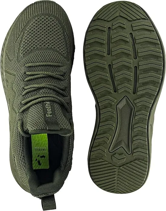 Feethit Scarpe Running Uomo Verde 44 - immagine 7