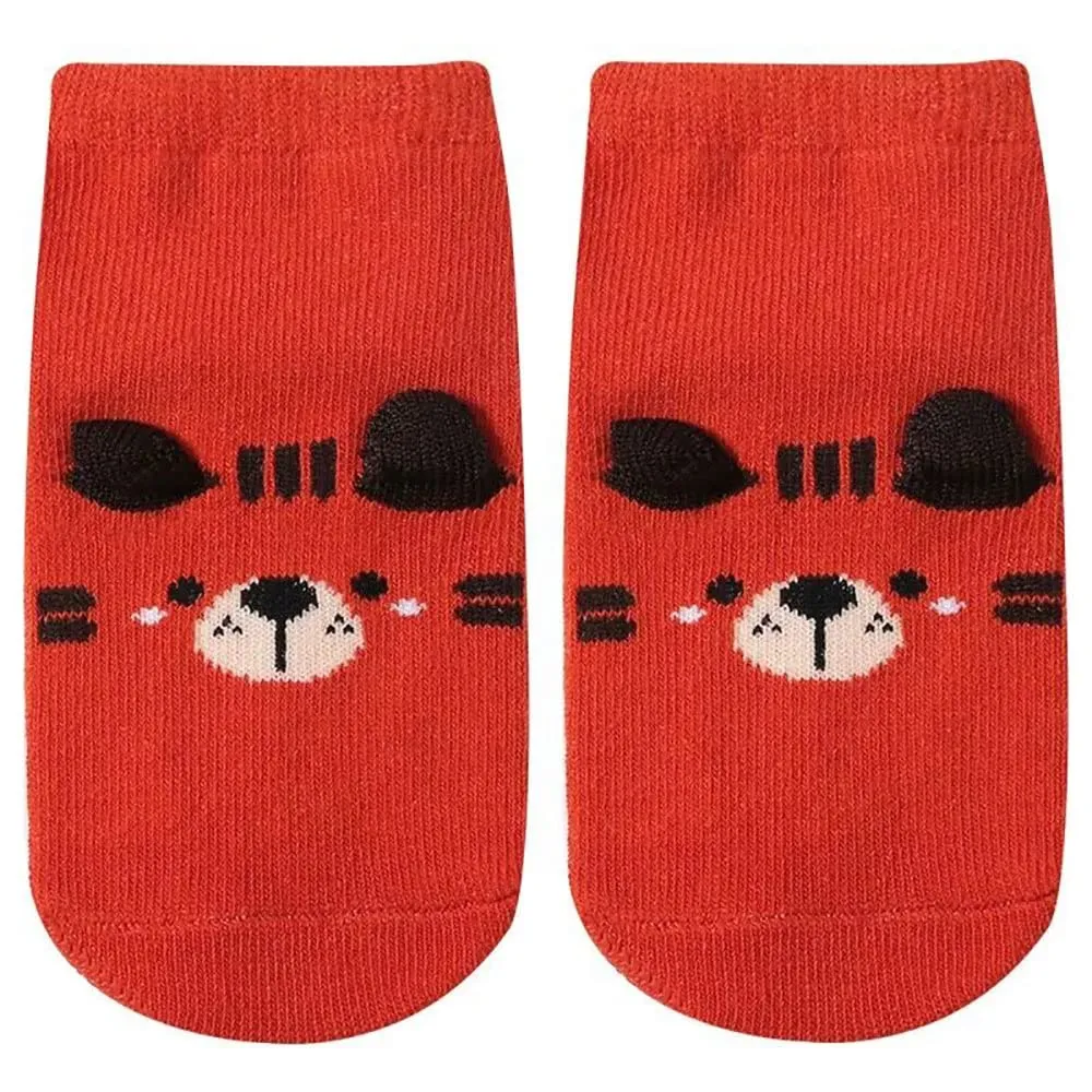 FedMois Calzini Antiscivolo in Cotone per Bimbi, Motivi Animali Orso, 6 Paia, 0-1 Anno - immagine 7