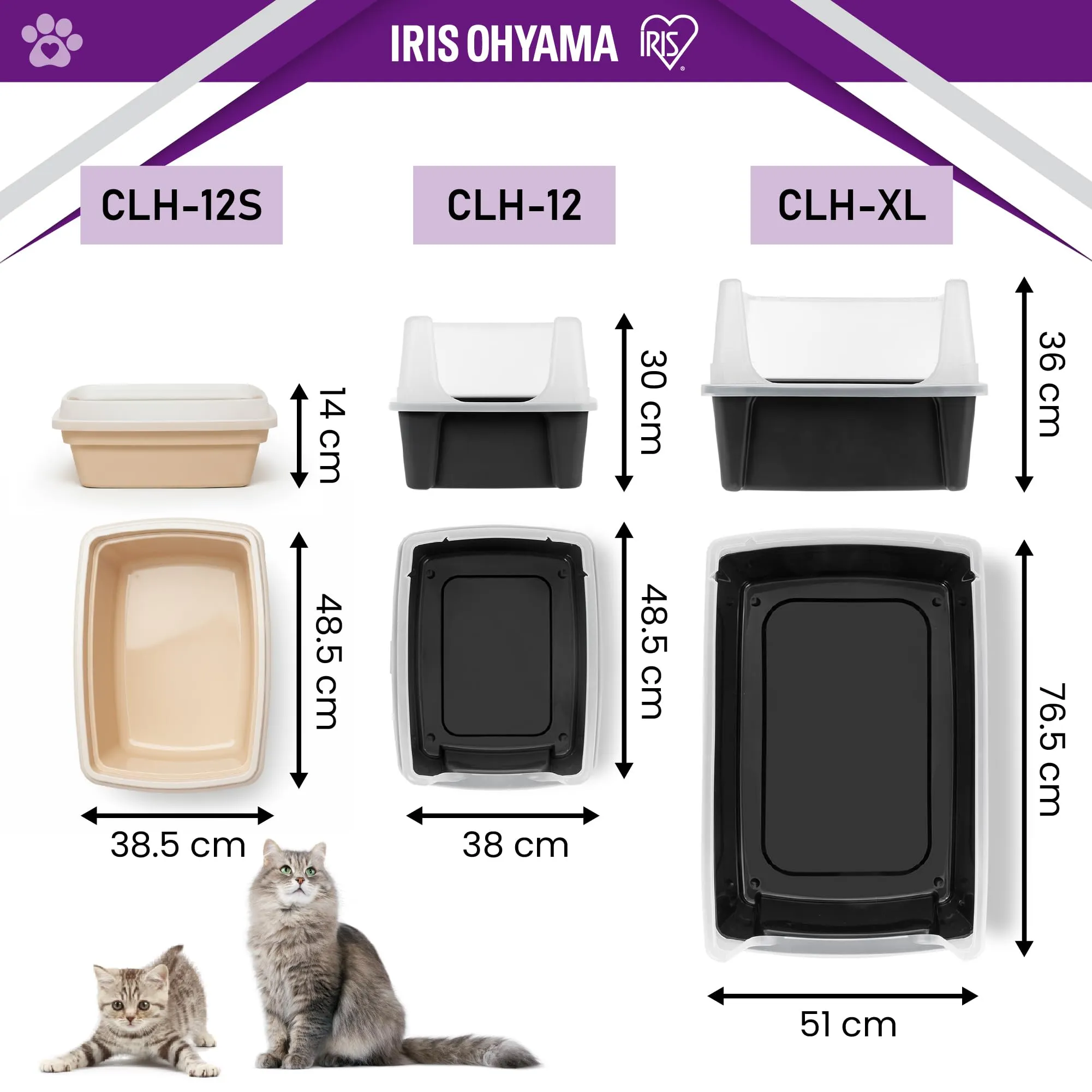Iris Ohyama Vassoio per Lettiera per Gatti con Paletta, Blu, CLH-12 - immagine 6