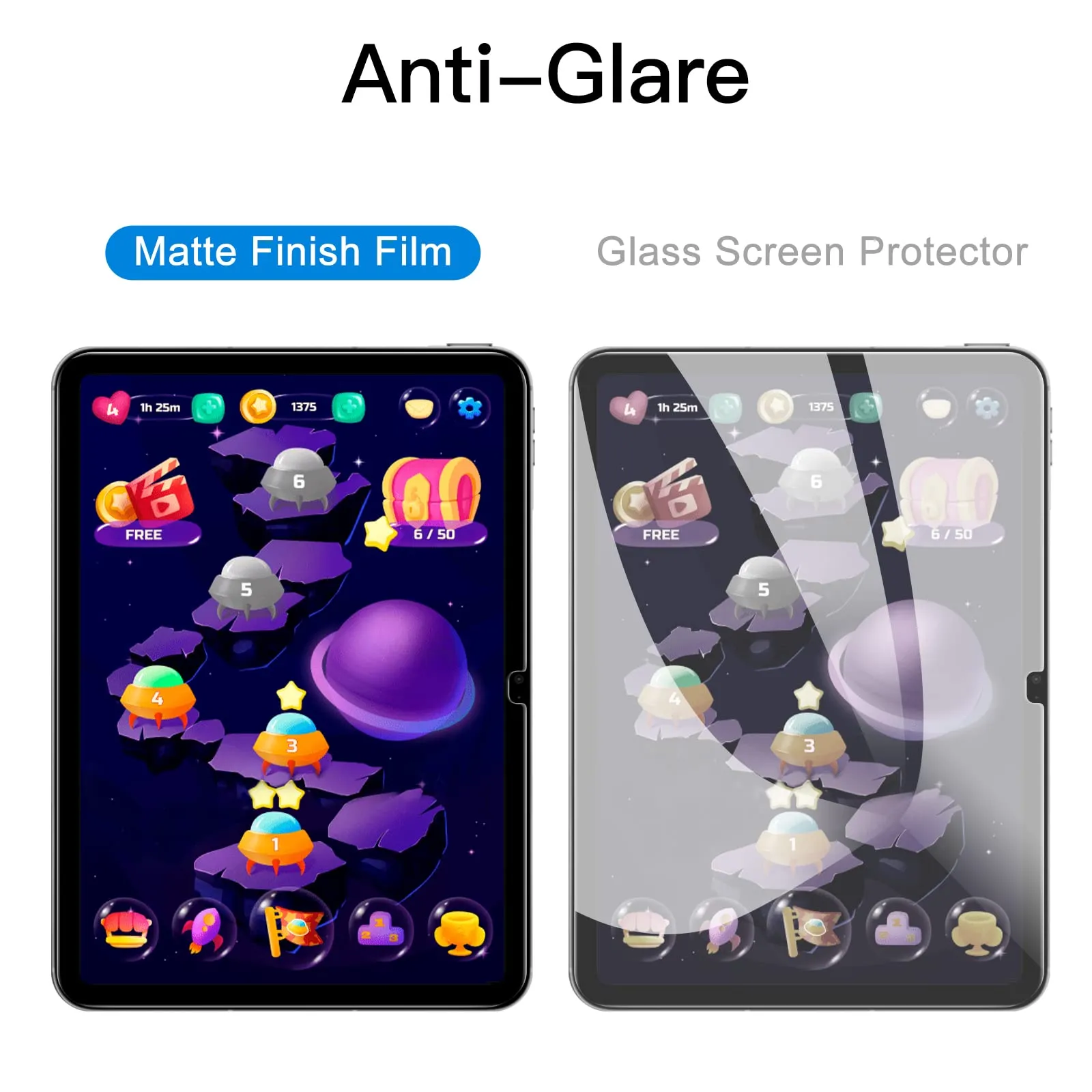 JETech Pellicola Protettiva Effetto Carta Opaca per iPad 11ª/10ª Gen (A16) - immagine 5