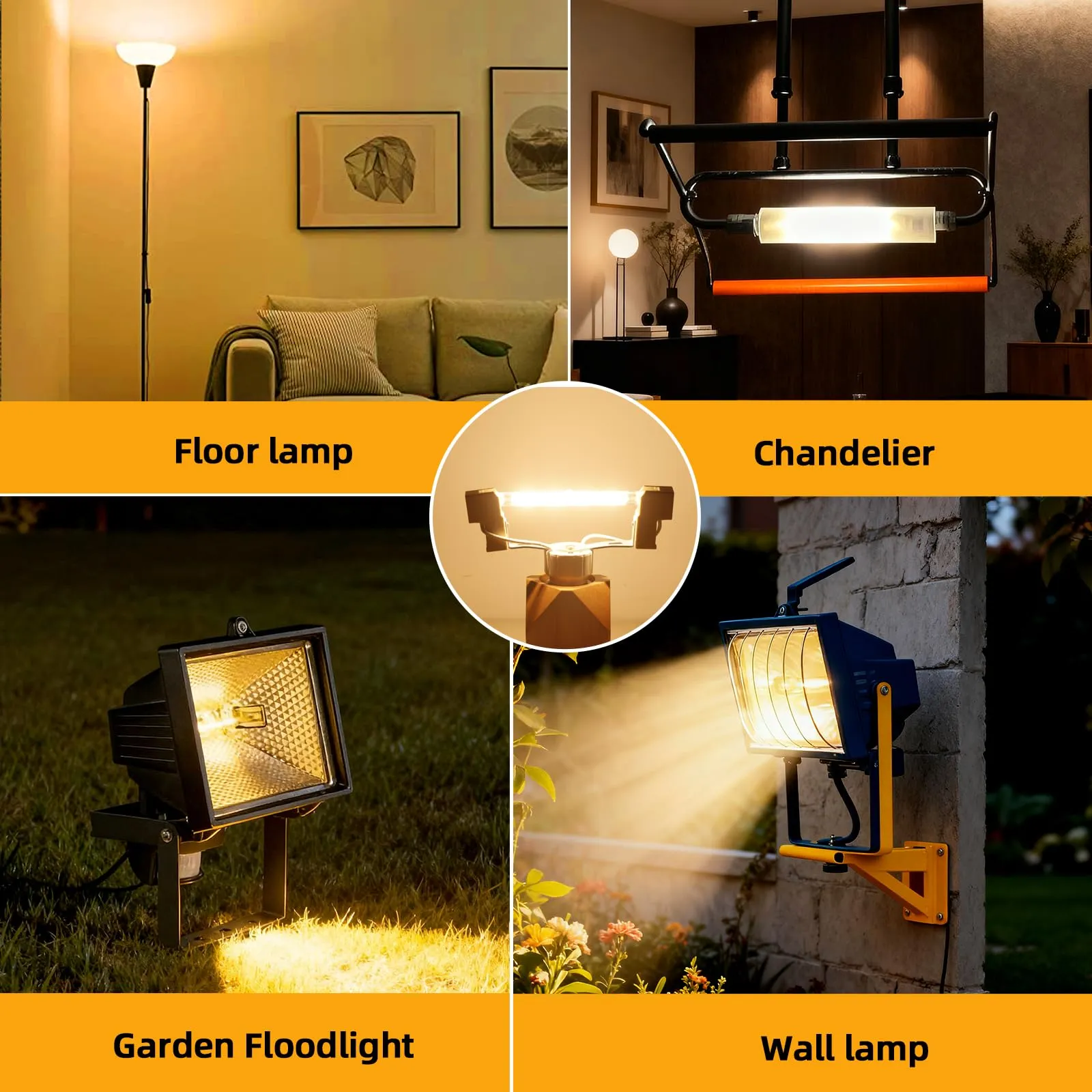 Caldarax Lampadina Alogena R7s 118mm 230W, 2700K Bianco Caldo, 4650LM, Dimmerabile, Confezione da 6 Pezzi - immagine 6