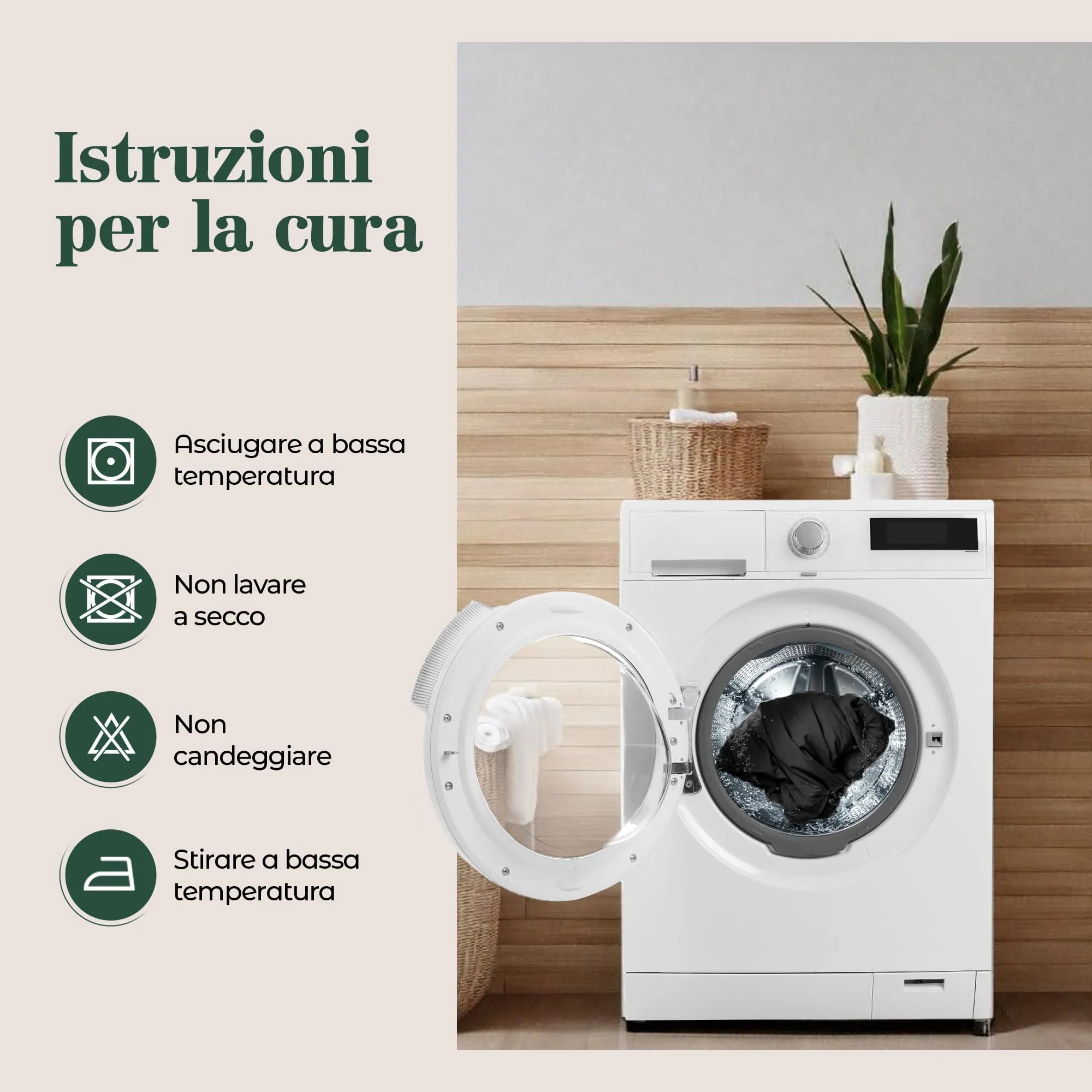 Utopia Bedding Set di 4 Federe Copricuscino, 30 x 50 cm, Nero - immagine 7