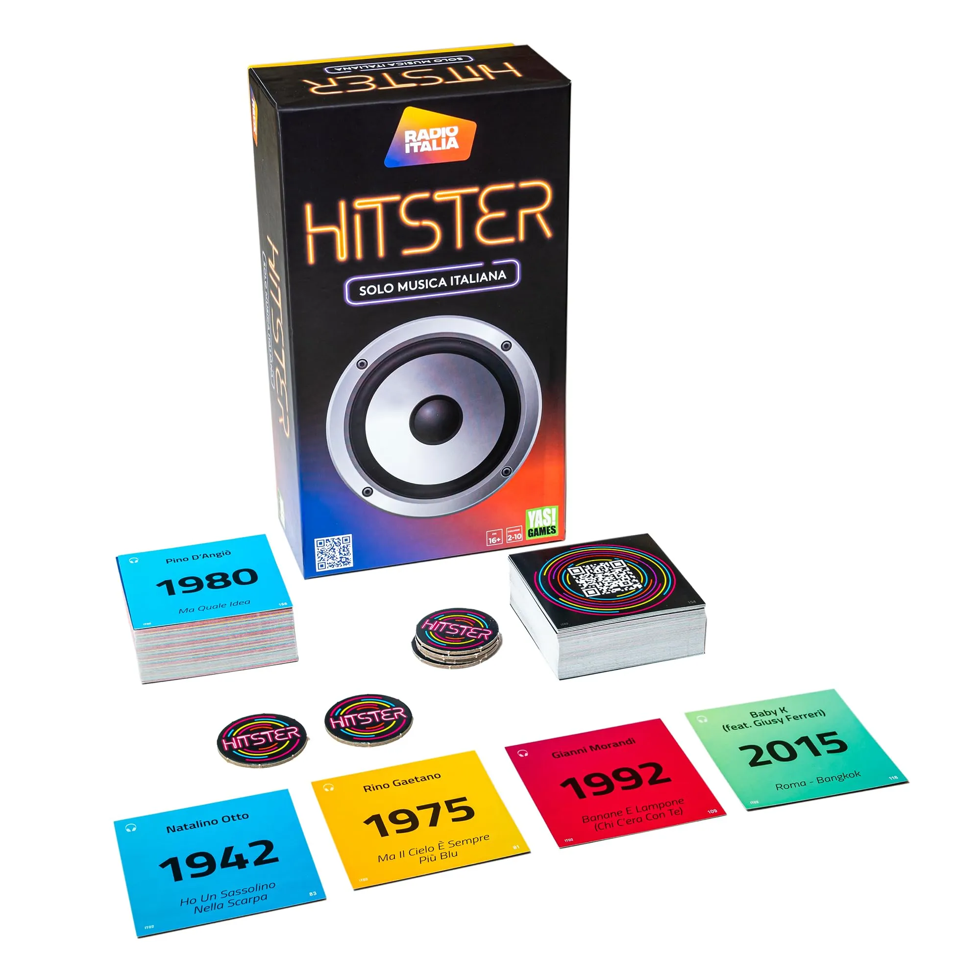 Rocco Giocattoli Yas Games Hitster Radio Italia Gioco Musicale - immagine 2