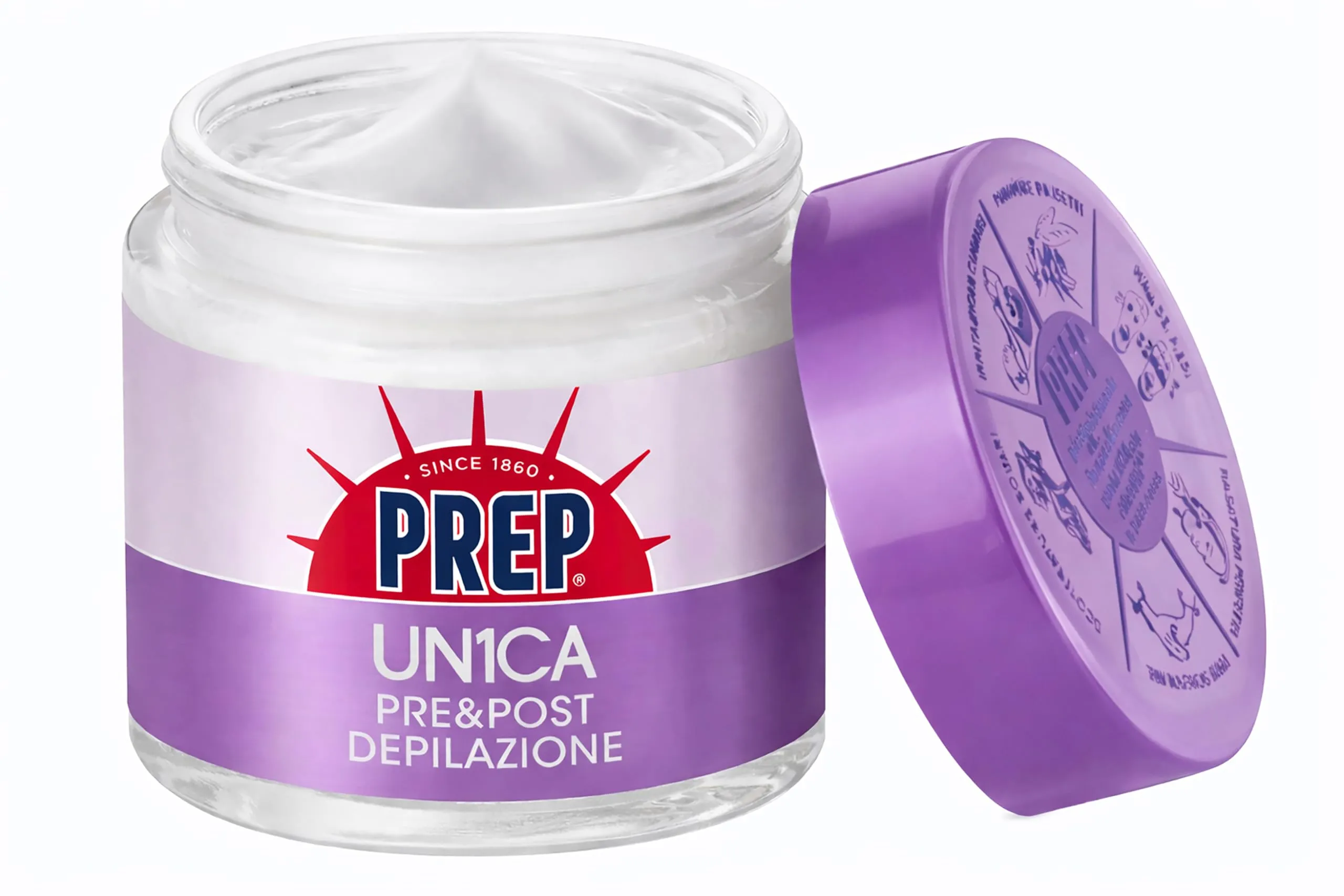 Prep UN1CA Pre & Post Depilazione Crema Corpo con Glicerina e Vitamina E, 75ml - immagine 2