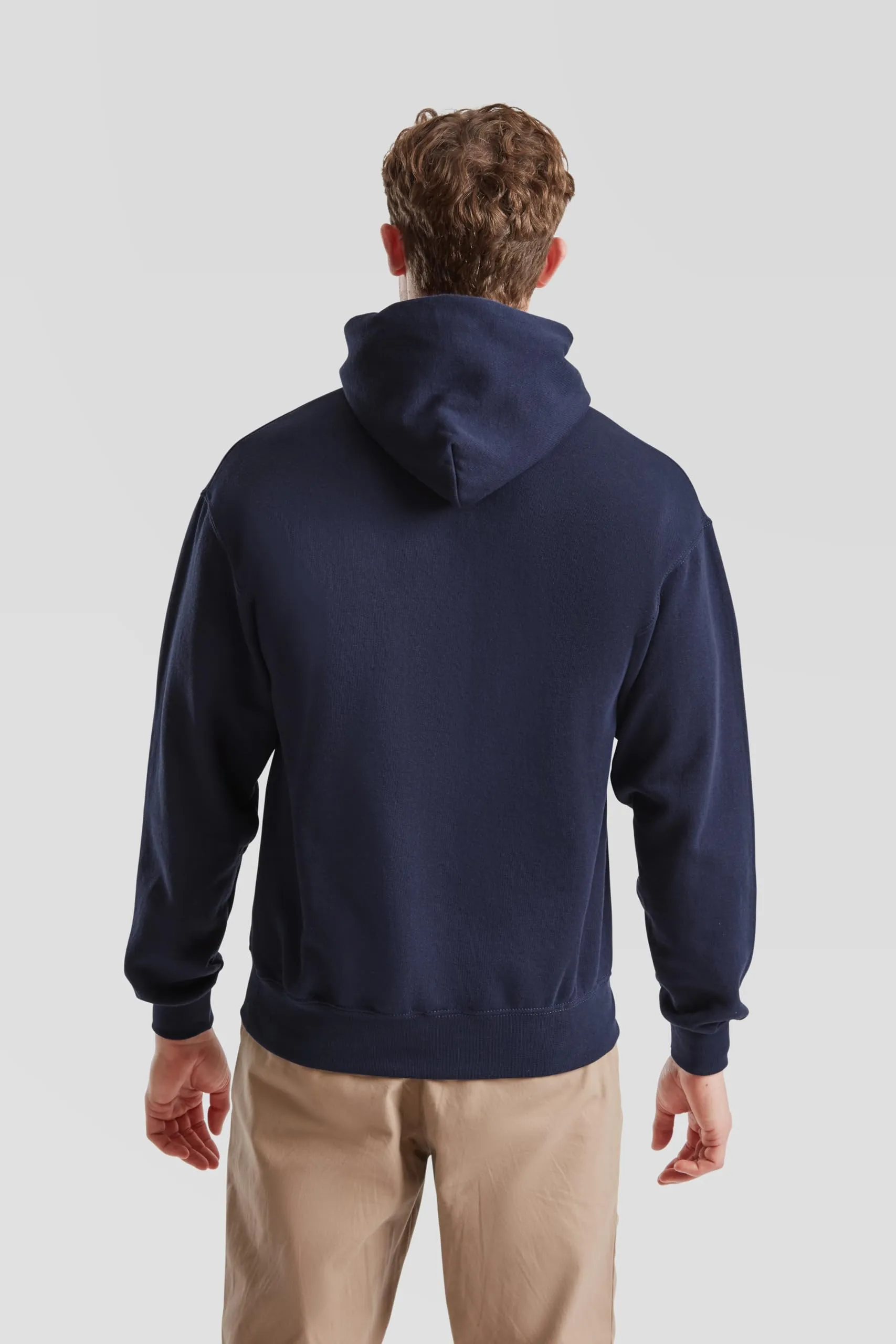Fruit of the Loom Classic Felpa con cappuccio, L, Navy - immagine 5