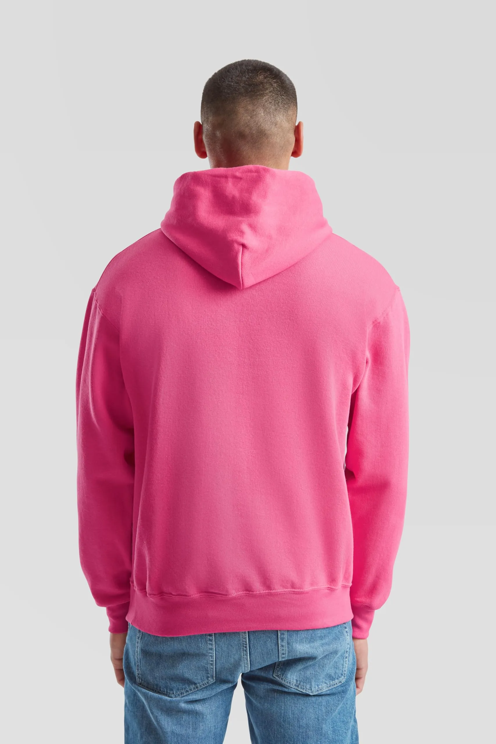 Fruit of the Loom Classic Felpa con cappuccio, Fucsia, XXL - immagine 5