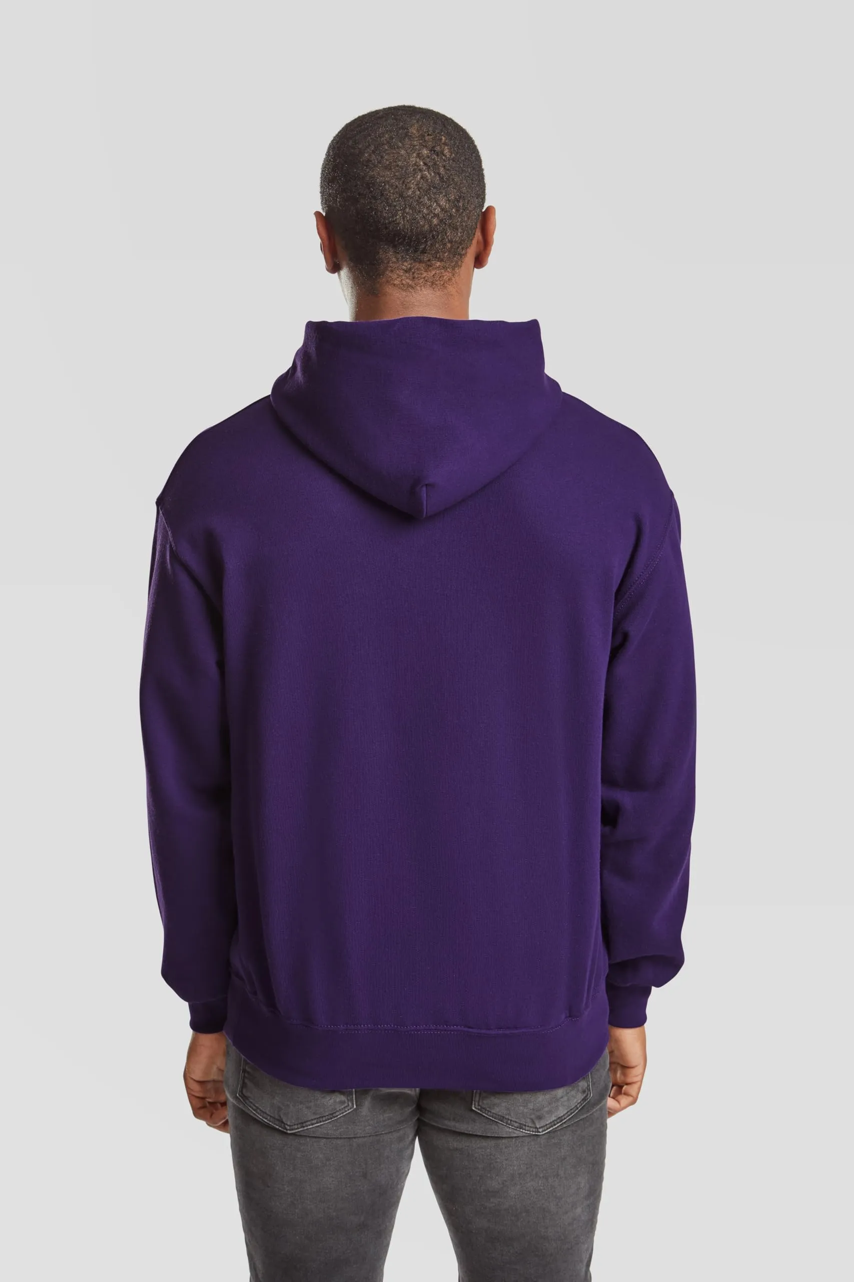 Fruit of the Loom Classic Felpa con cappuccio, S, Viola - immagine 5
