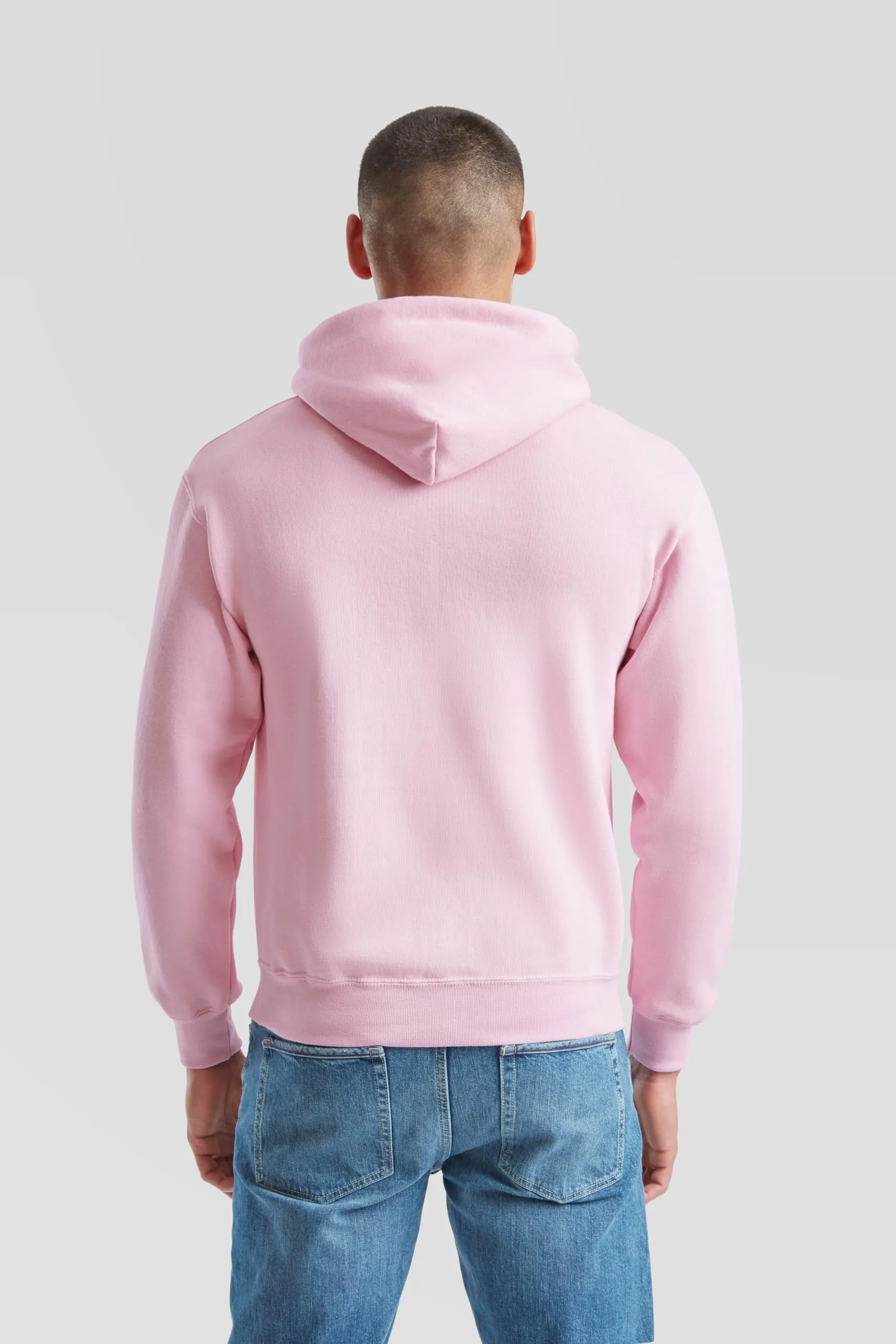 Fruit of the Loom Classic Felpa con cappuccio, Rosa, XL - immagine 5