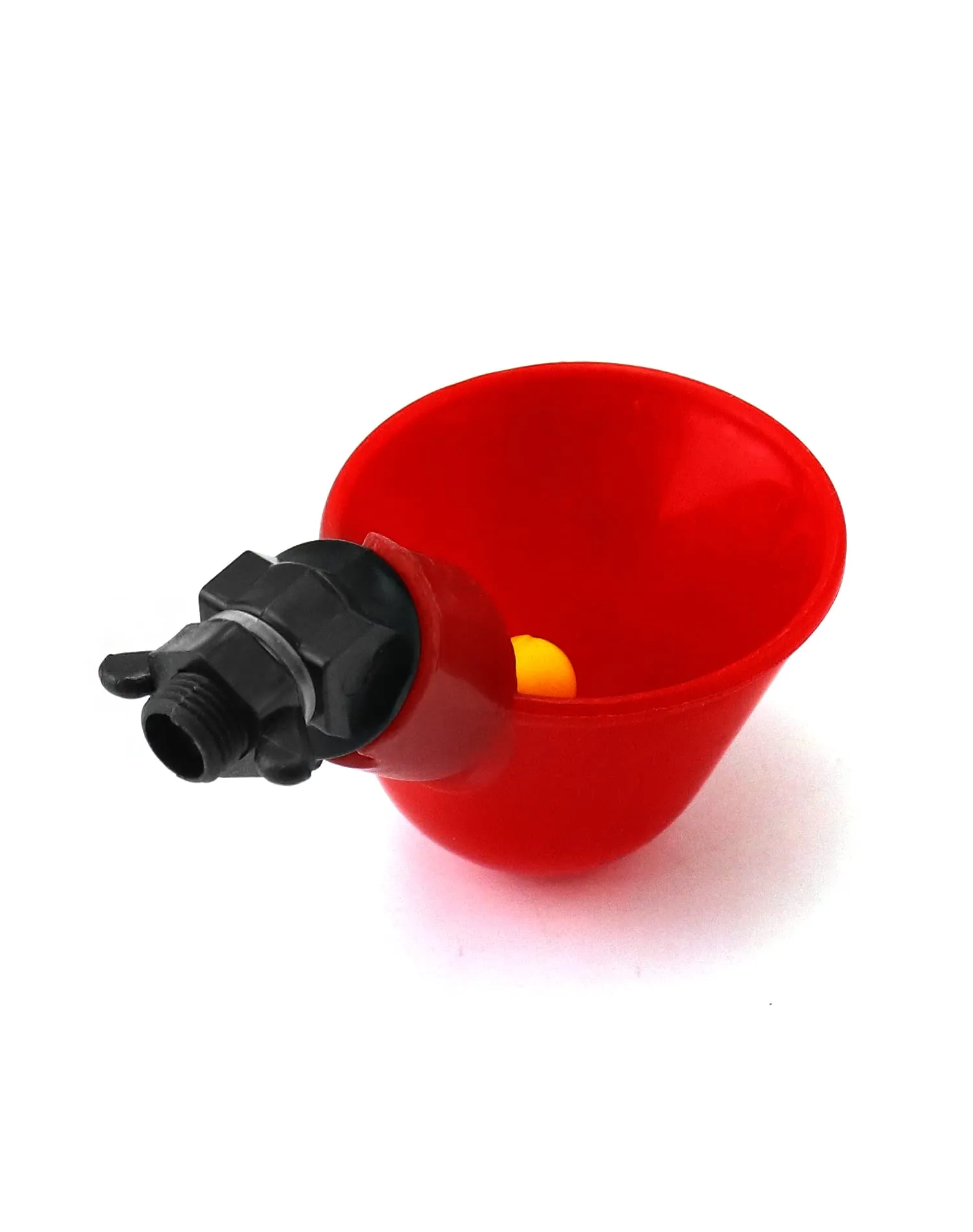 QWORK Abbeveratoio per Galline, Bevitori Automatici in Plastica per Pollame (25mm, per Secchi), 10 Pezzi - immagine 2