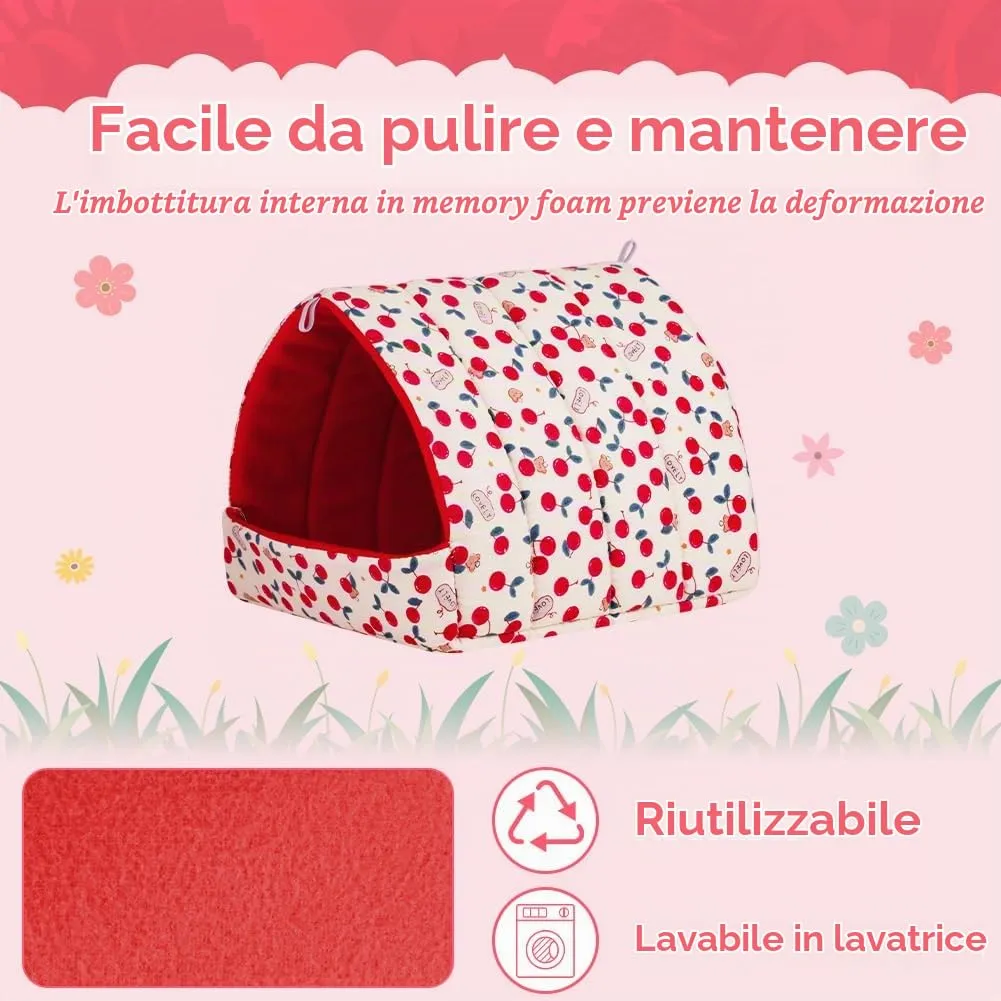 HOTUT Letto per Porcellini d'India, 2 Pezzi, Cuccia per Criceti, Conigli Nani, Cincillà e Lucertole - immagine 3