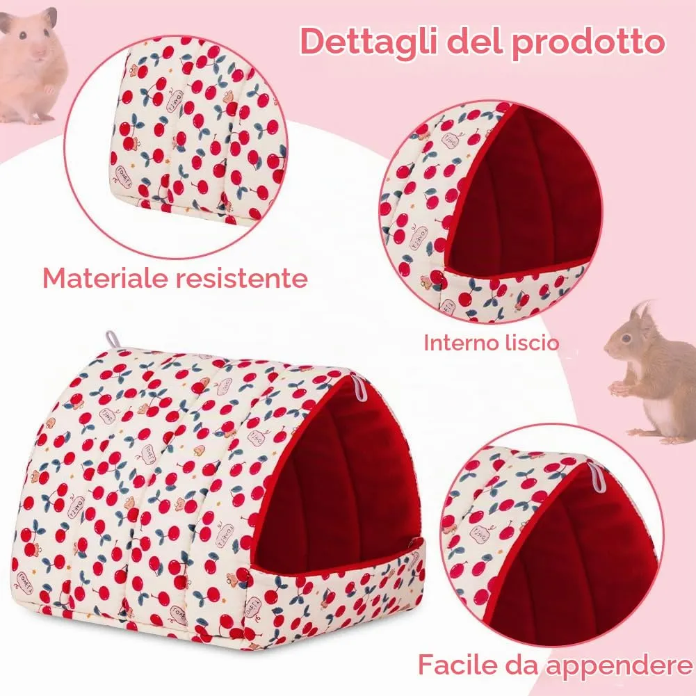 HOTUT Letto per Porcellini d'India, 2 Pezzi, Cuccia per Criceti, Conigli Nani, Cincillà e Lucertole - immagine 4