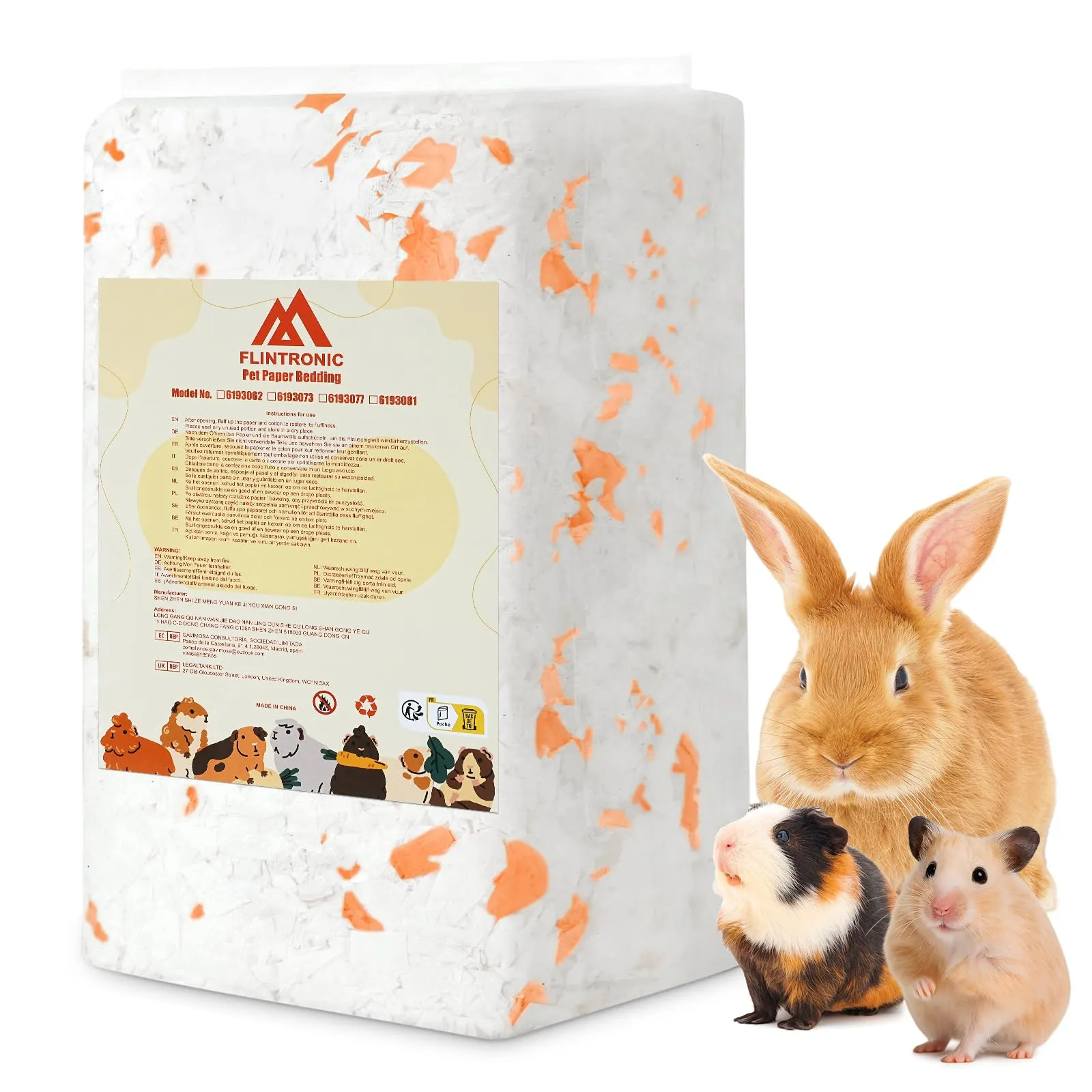 flintronic Lettiera per Piccoli Animali, 15L, 440g - immagine 8