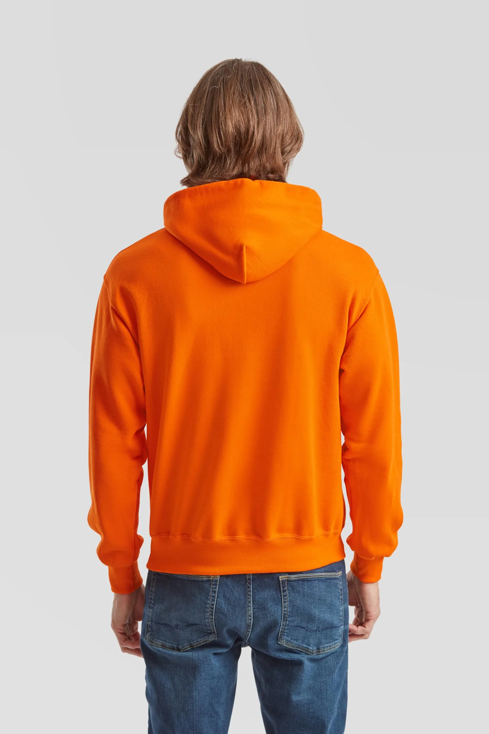 Fruit of the Loom Classic Felpa con cappuccio, XXL, Arancione - immagine 5