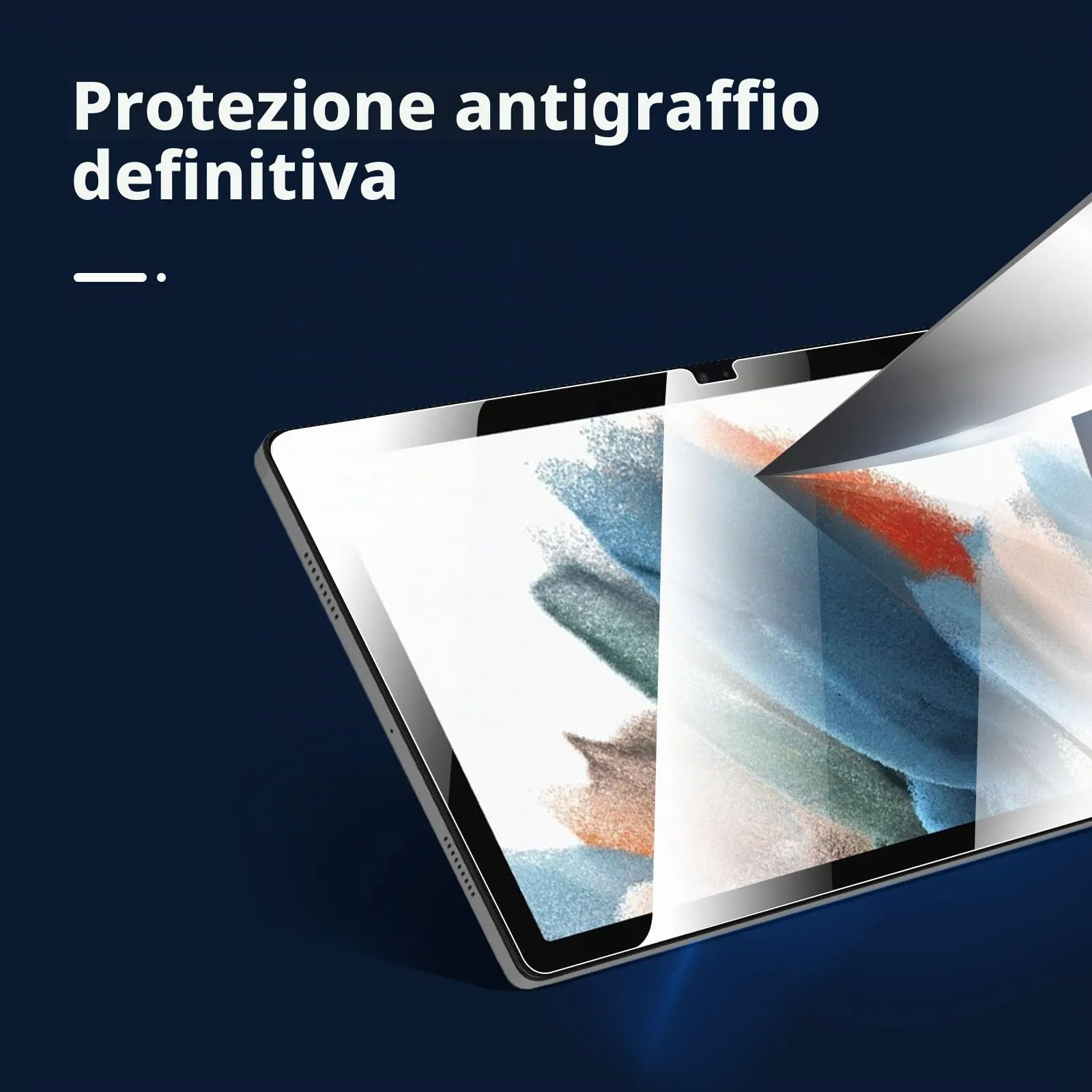 NEW'C Pellicola in Vetro Temperato per Samsung Galaxy Tab A8 10,5" (2021) - immagine 5