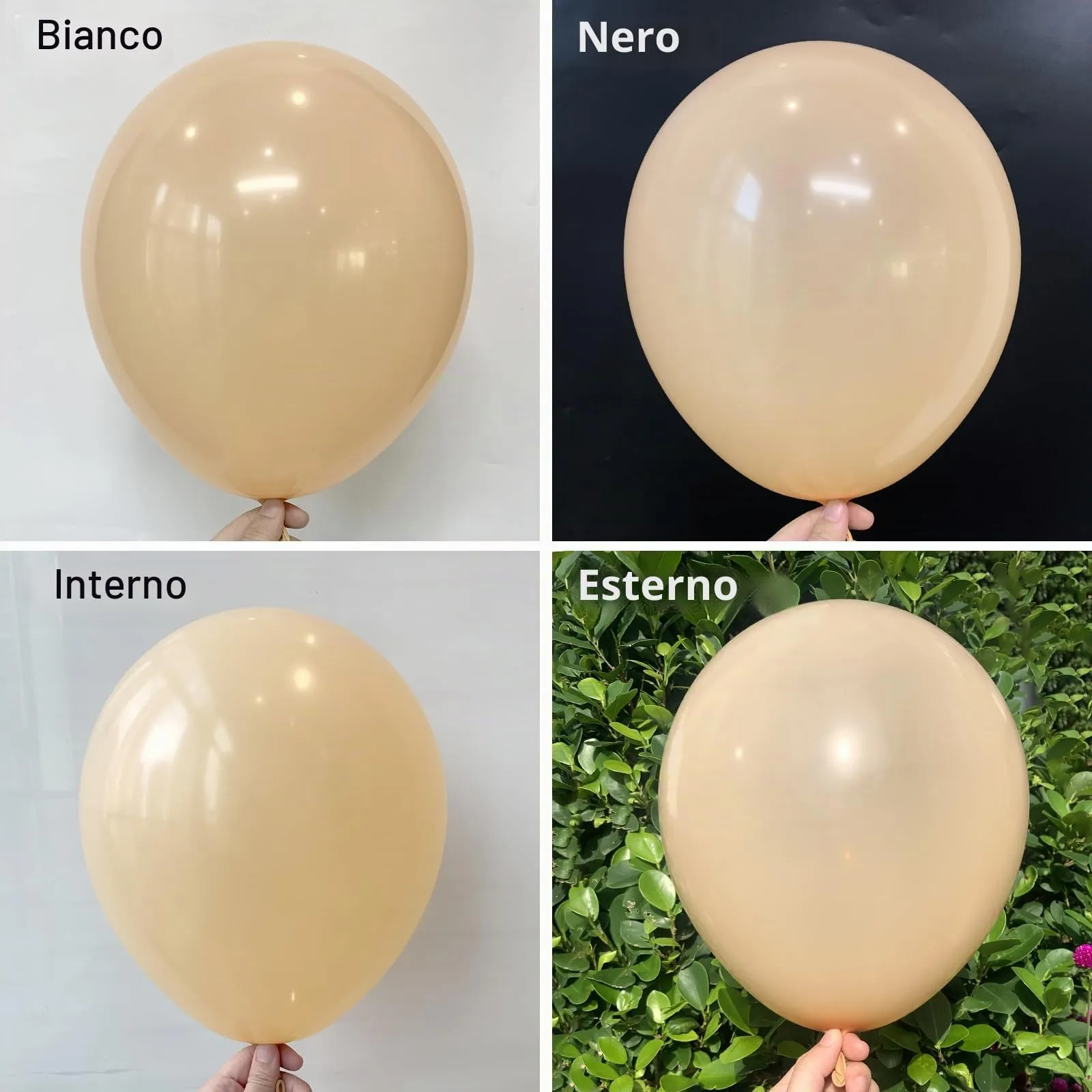 Ousuga Kit Arco di Palloncini Albicocca, 106 pezzi (5, 10, 12, 18 pollici) con Nastro e Accessori - immagine 3