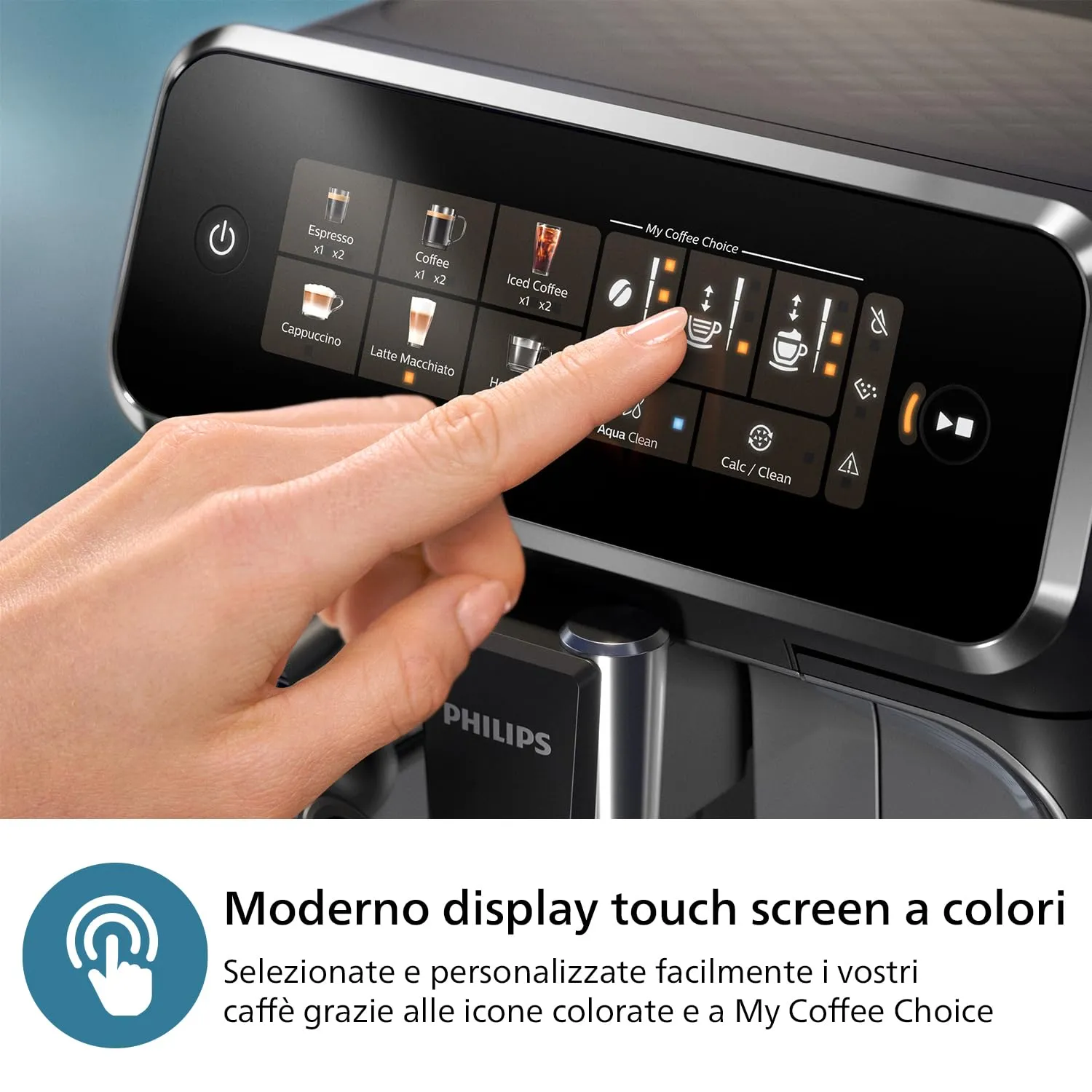 Philips 2300 Macchina Caffè Automatica LatteGo EP2330/10 - immagine 5