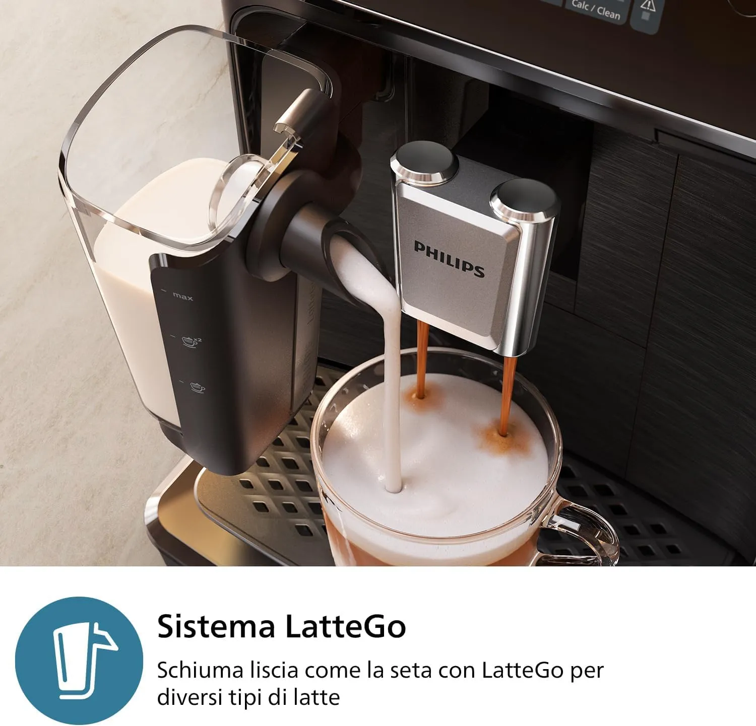Philips 2300 Macchina Caffè Automatica LatteGo EP2330/10 - immagine 6
