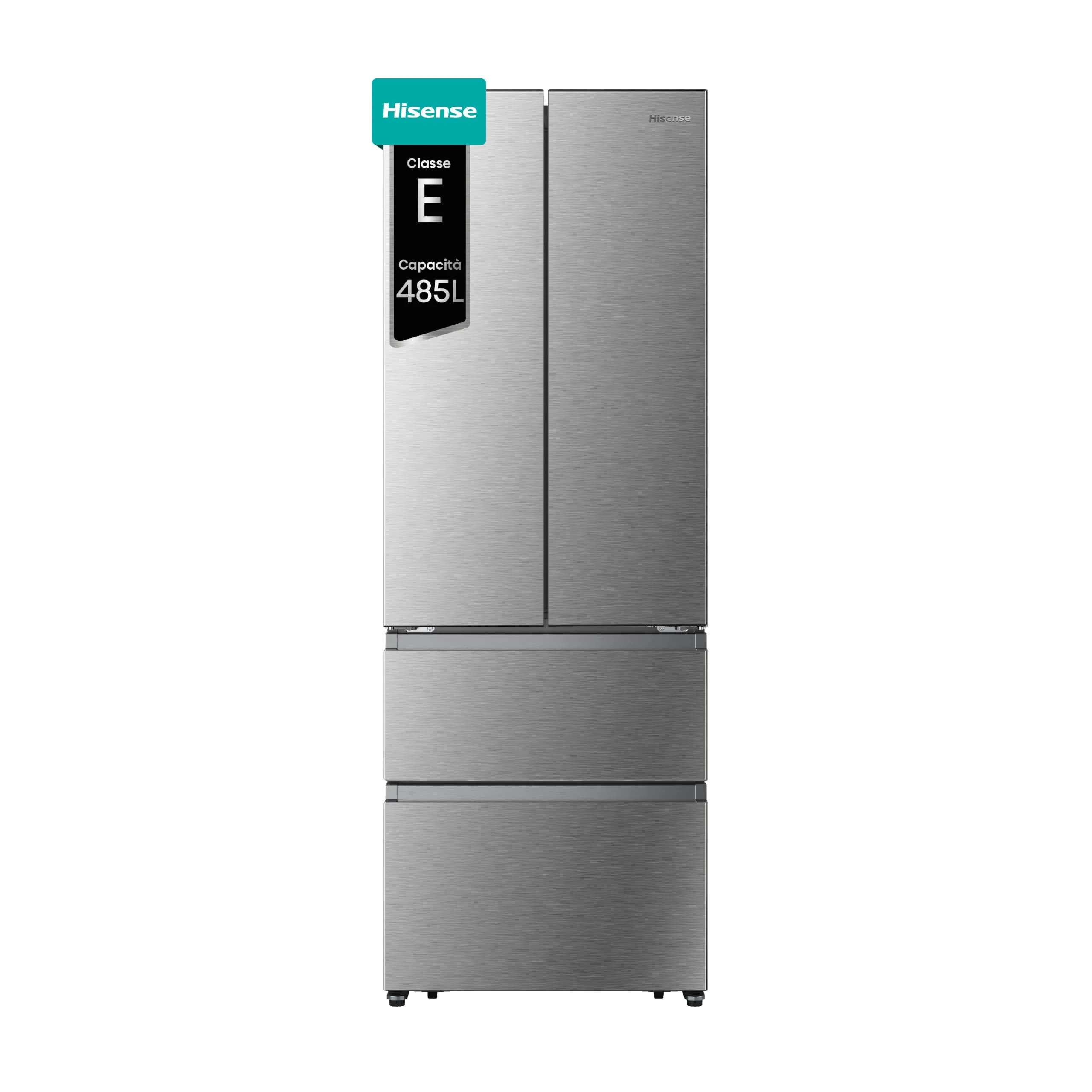 Hisense RF632N4BCE Frigorifero French Door, 485 Litri, Inox, Total No Frost, Classe Energetica E - immagine 1