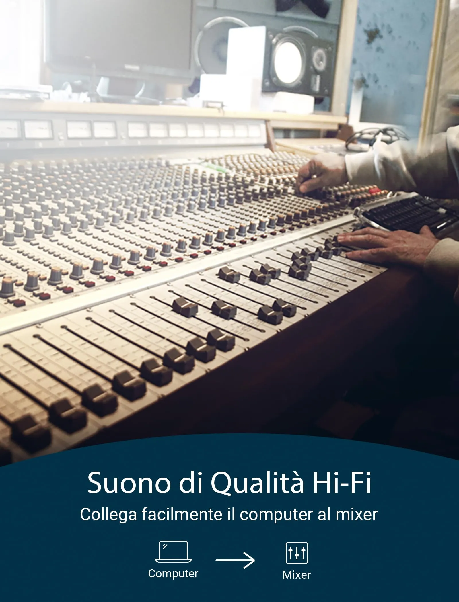 VENTION Cavo AUX 3,5mm a Doppio 6,35mm, Mono e Stereo, 1.5m - immagine 6