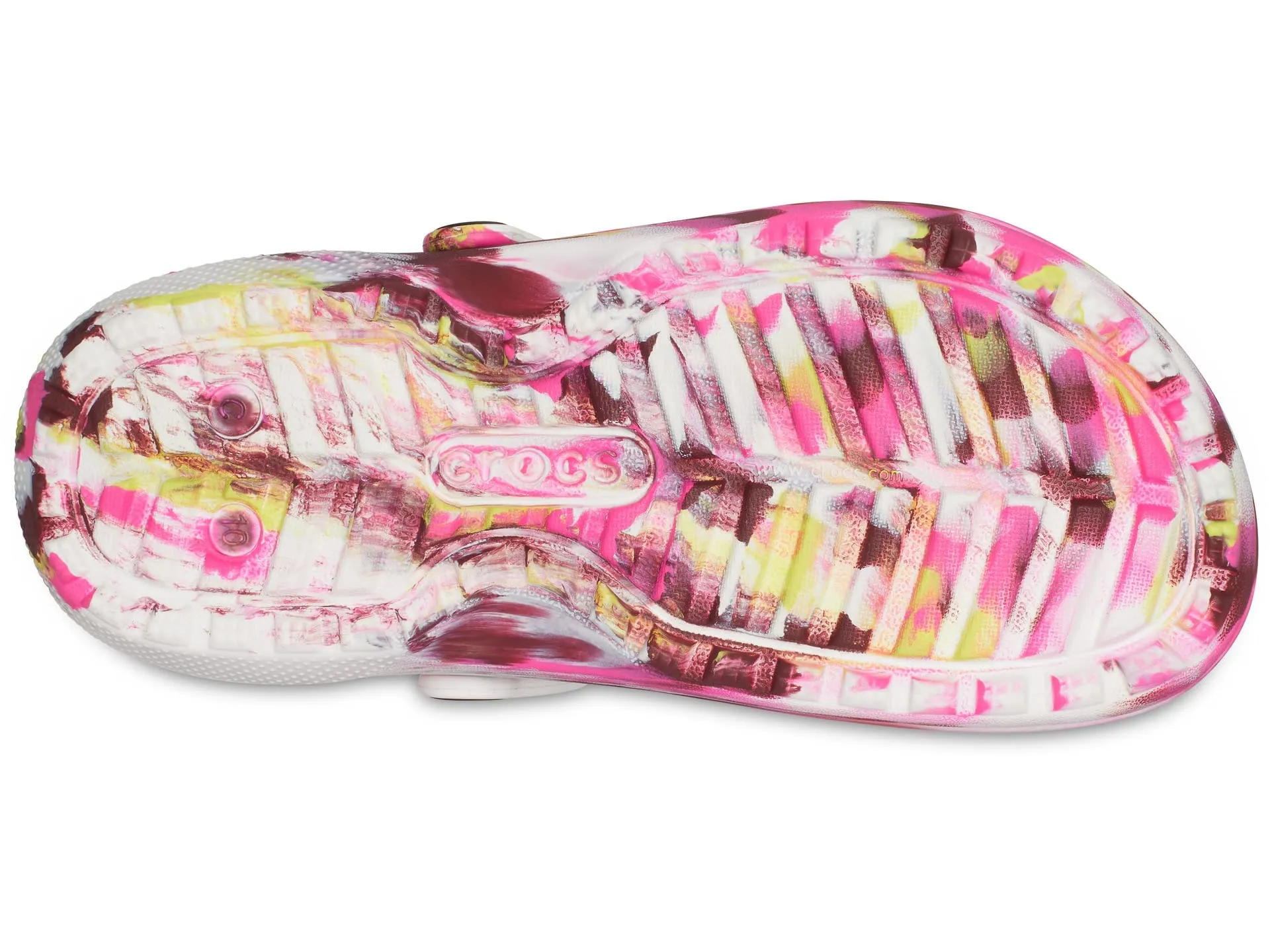 Crocs Classic Lined Marbled Clog Toddler Electric Pink/Multi 19-20 - immagine 4