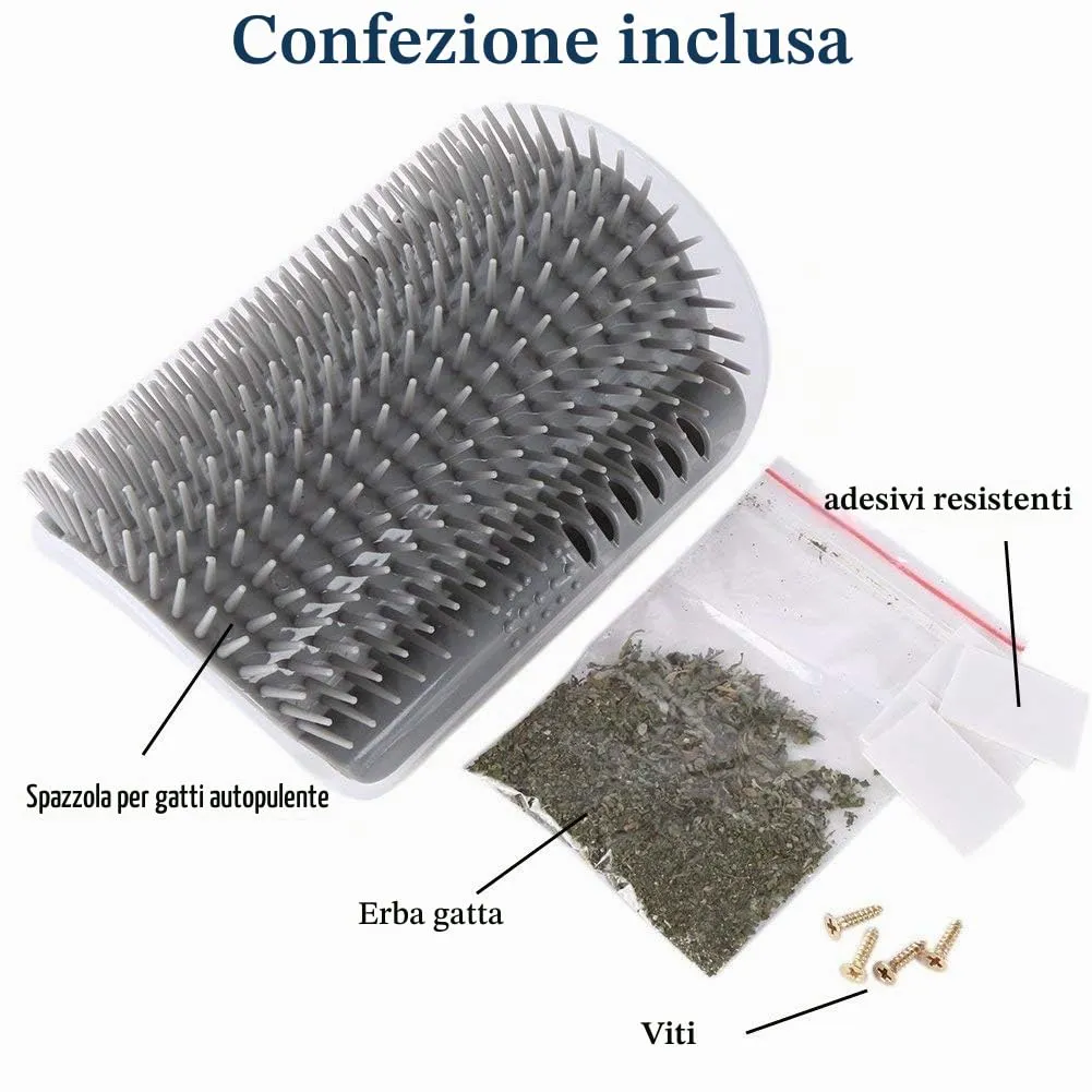 WWVVPET 3.0 Auto Toelettatore per Gatti con Erba Gatta - immagine 7