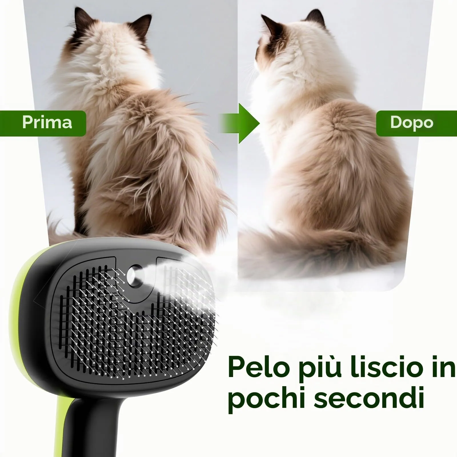 Pecute Cat Steamy Brush with 120ml Essential Oil - immagine 7