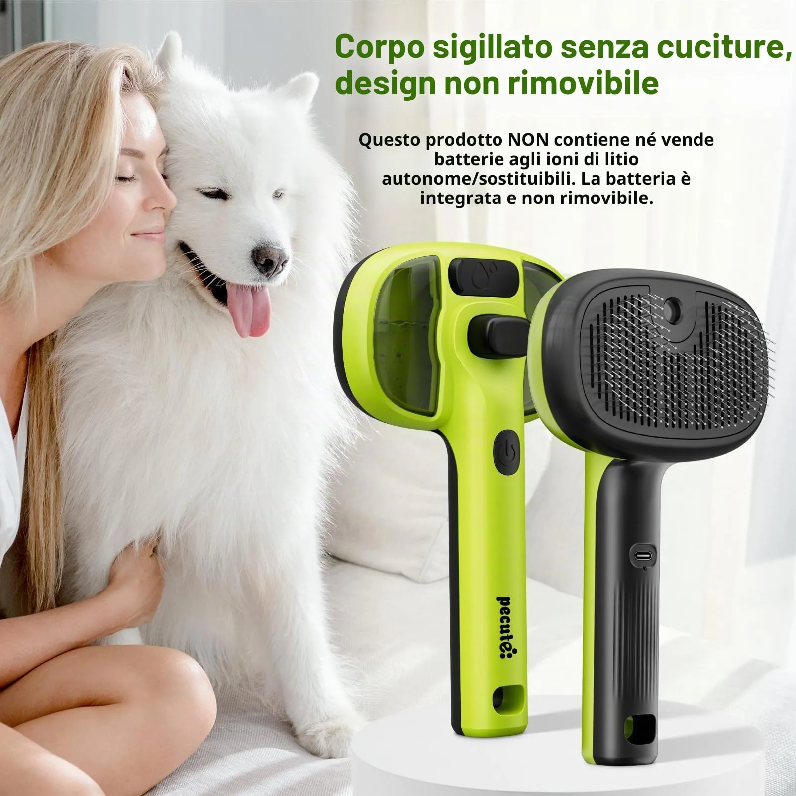 Pecute Cat Steamy Brush with 120ml Essential Oil - immagine 10