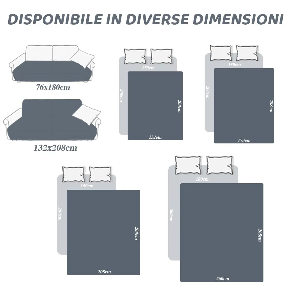 DUJUIKE Copridivano Impermeabile Antiscivolo per Animali Domestici e Bambini, 3 Posti (Crema, 76 x 180 cm) - immagine 6