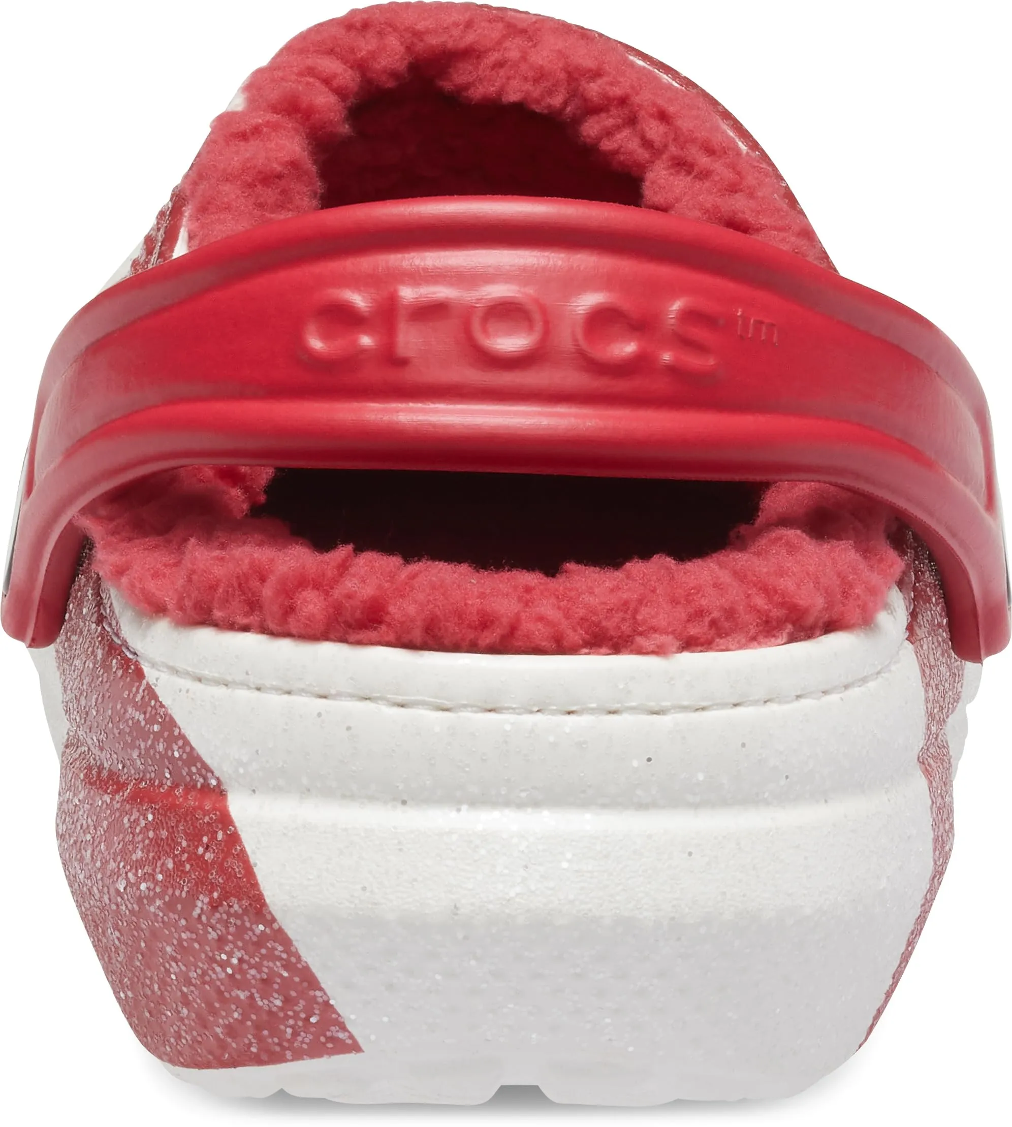 Crocs Zoccoli Foderati Classici Unisex, Bianco/Rosso - immagine 2