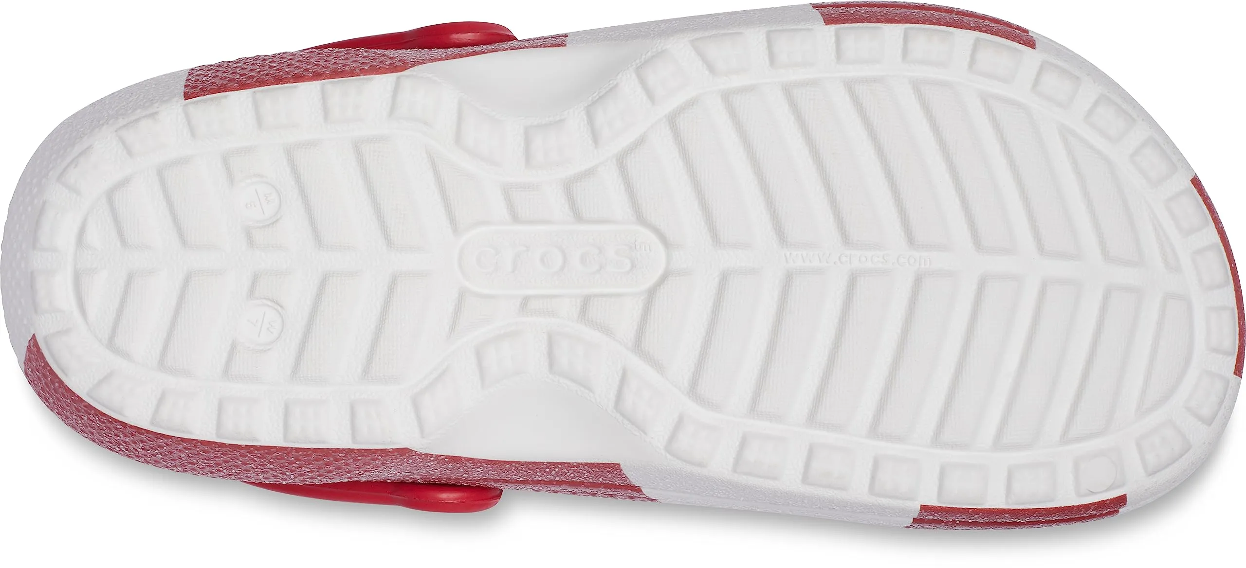Crocs Zoccoli Foderati Classici Unisex, Bianco/Rosso - immagine 3