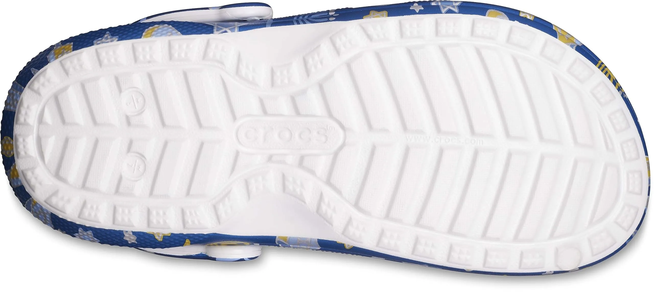 Crocs Pantofole Unisex Modello Classico con Fodera e Charm Hanukkah - immagine 3