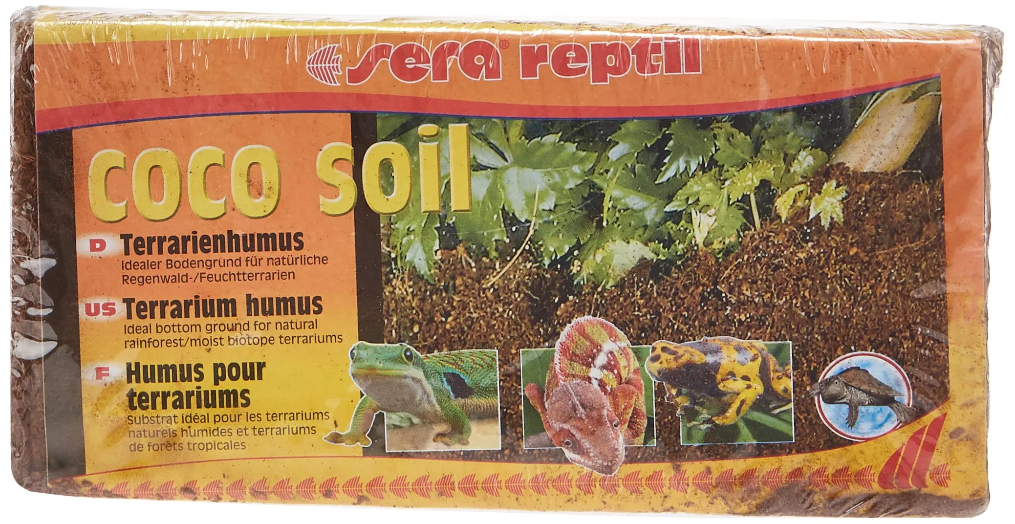 Sera Reptil Coco Soil Humus in Fibra di Cocco per Terrari Umidi, 650 g - immagine 1