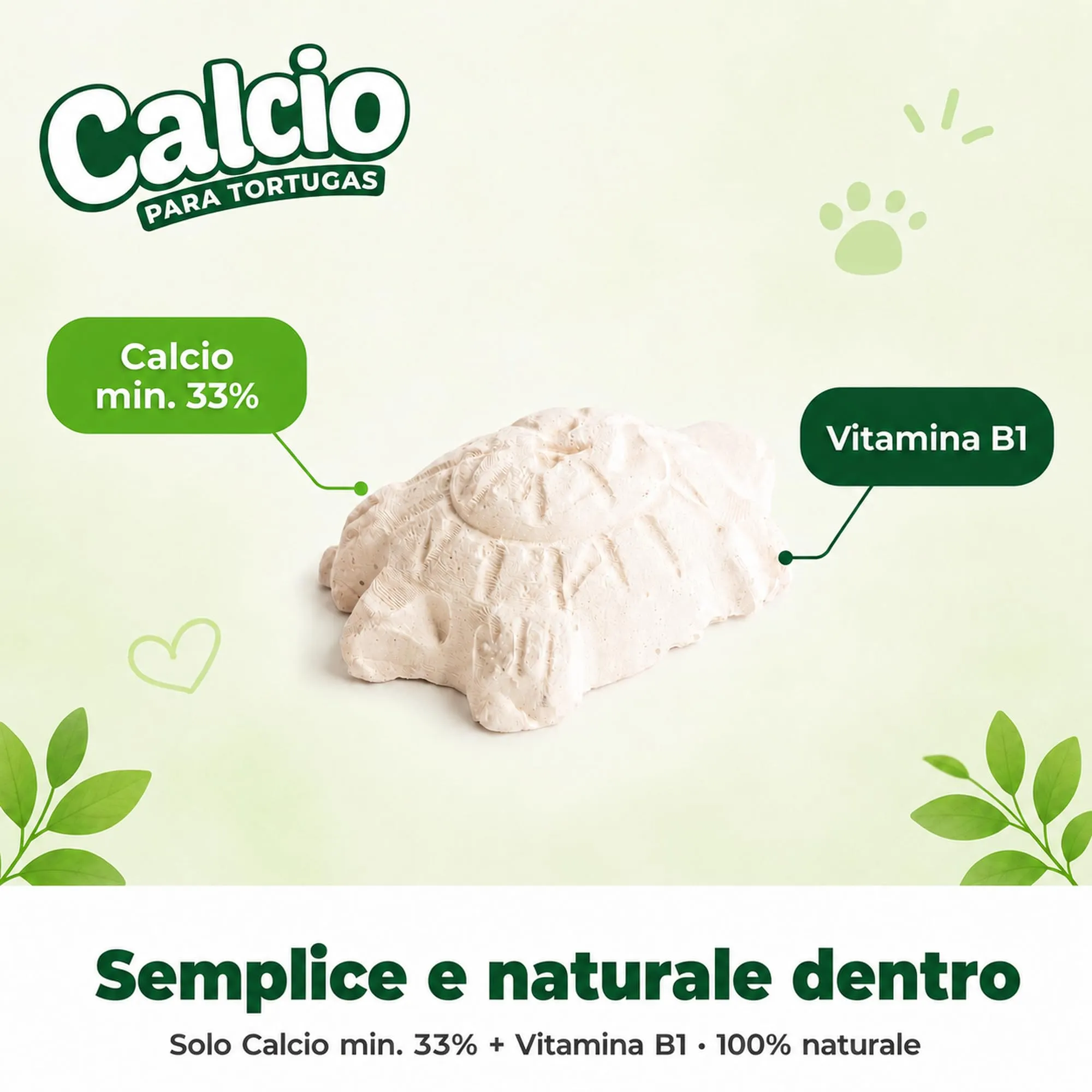 Alejandro Fuentes AF Calcio per Tartarughe di Terra e Acqua, Blocco Minerale Rilascio Lento con Vitamina B1, Pack 8 Pezzi - immagine 6